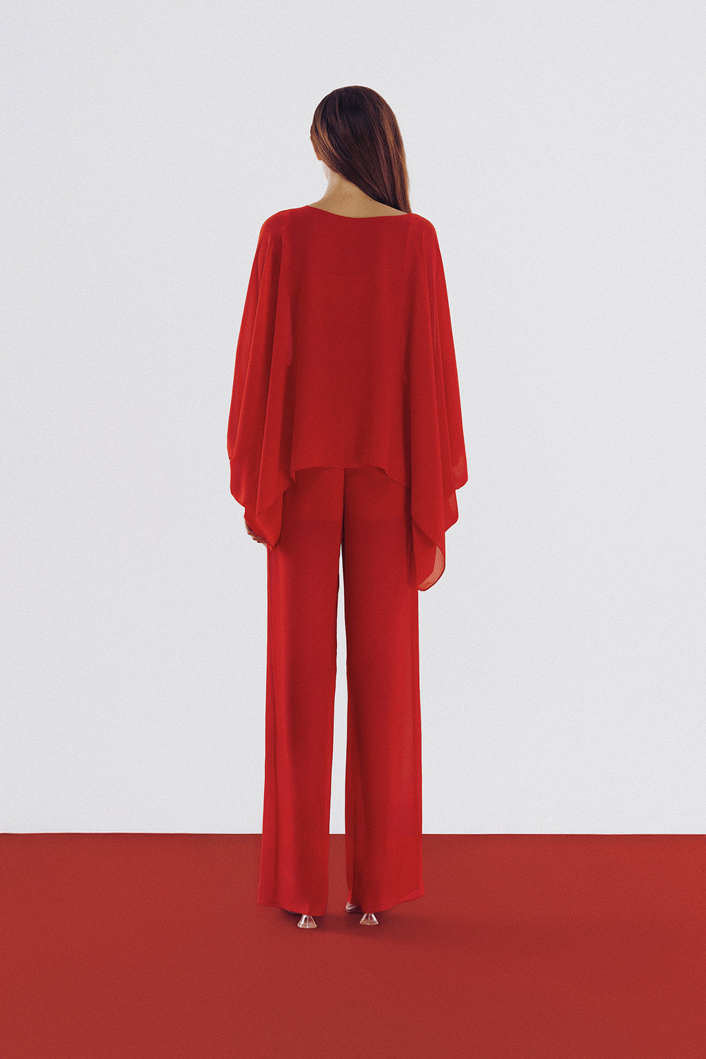 Blusa Nati Vermelha Crepe