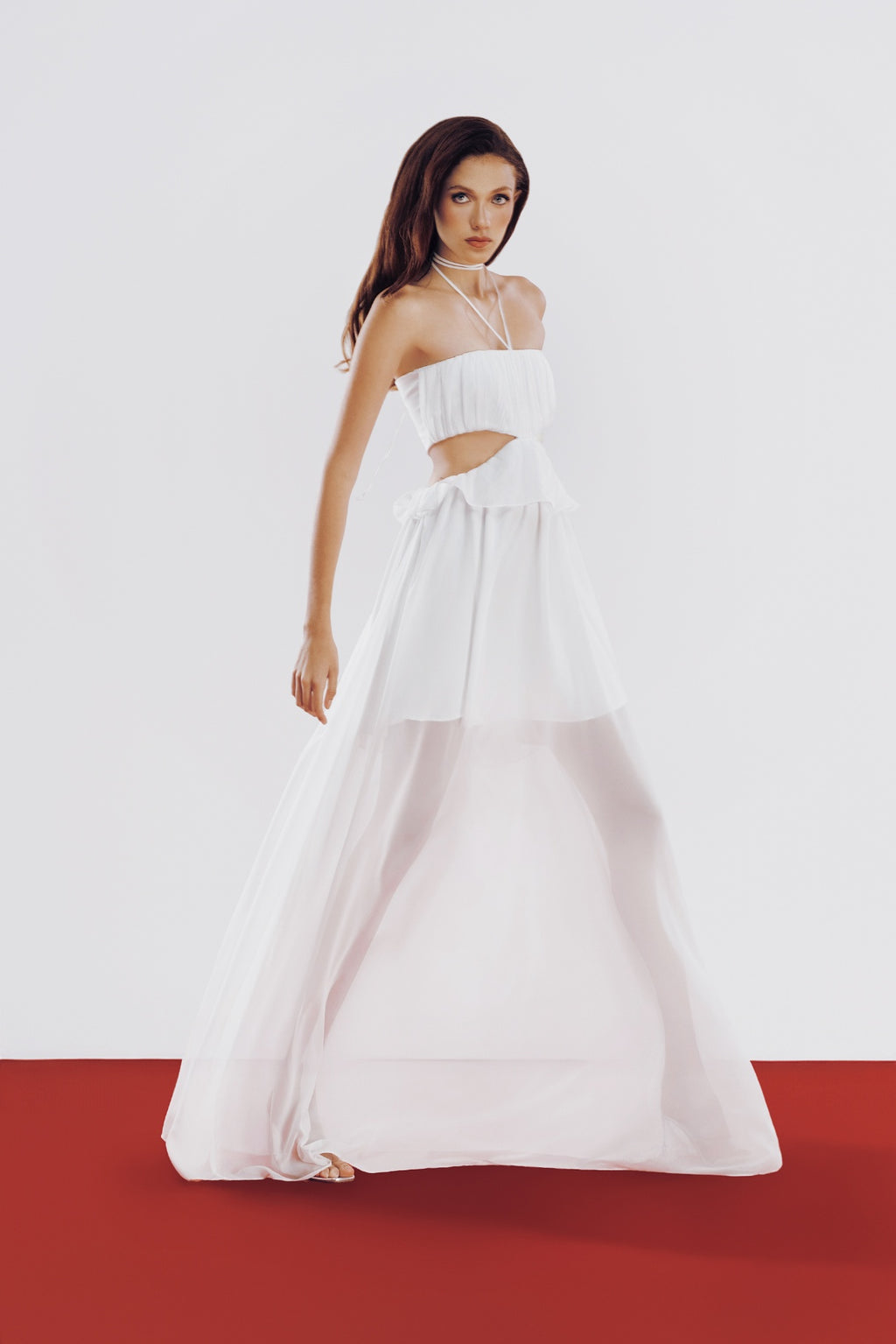 Vestido Bel Branco Crepe