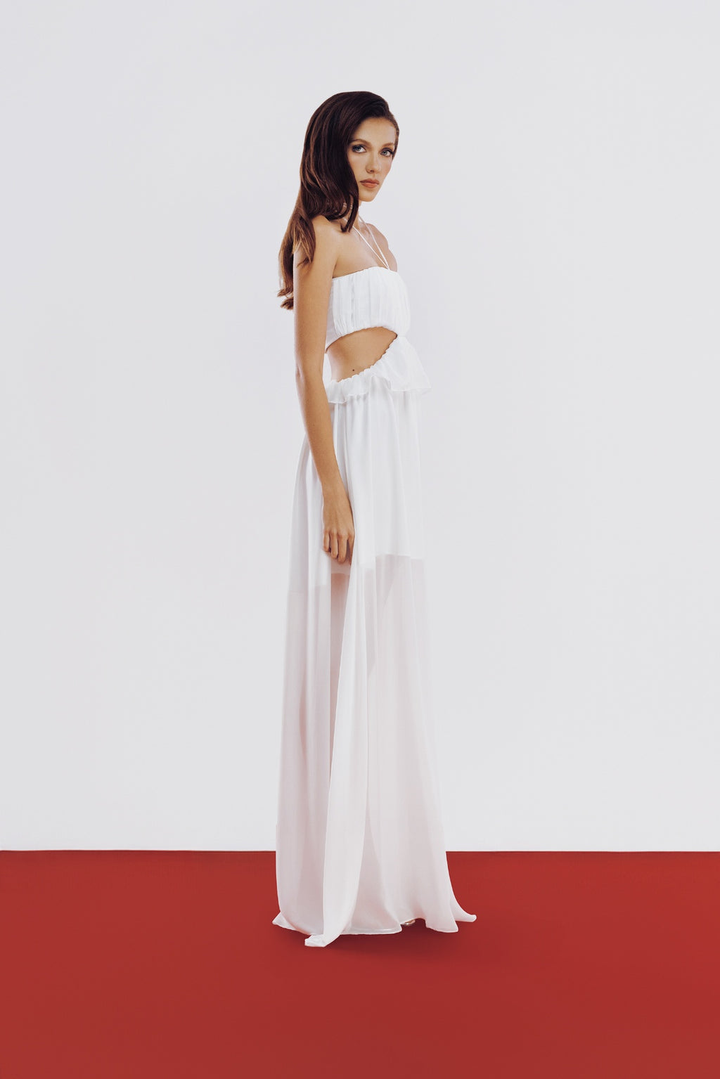 Vestido Bel Branco Crepe