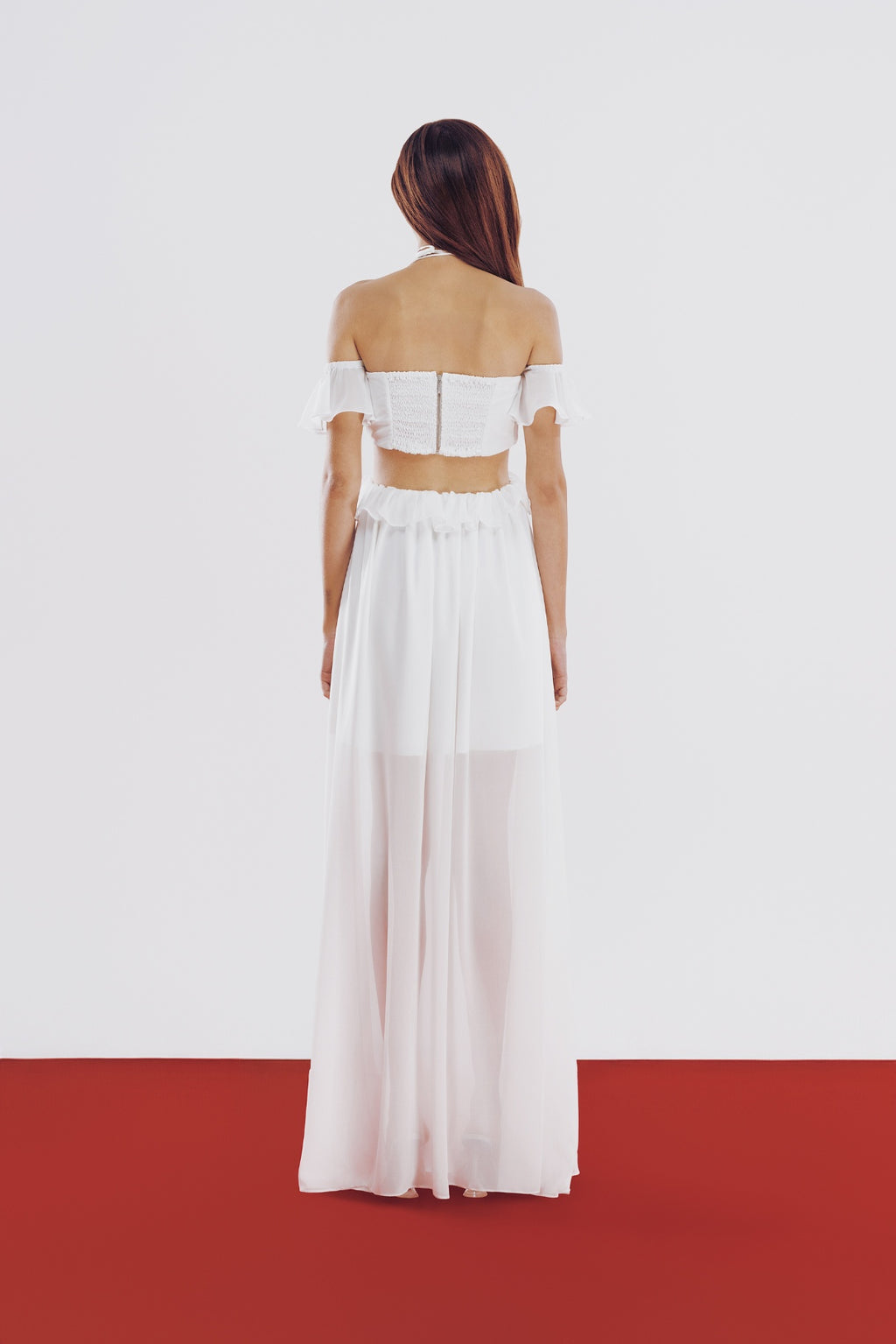 Vestido Bel Branco Crepe