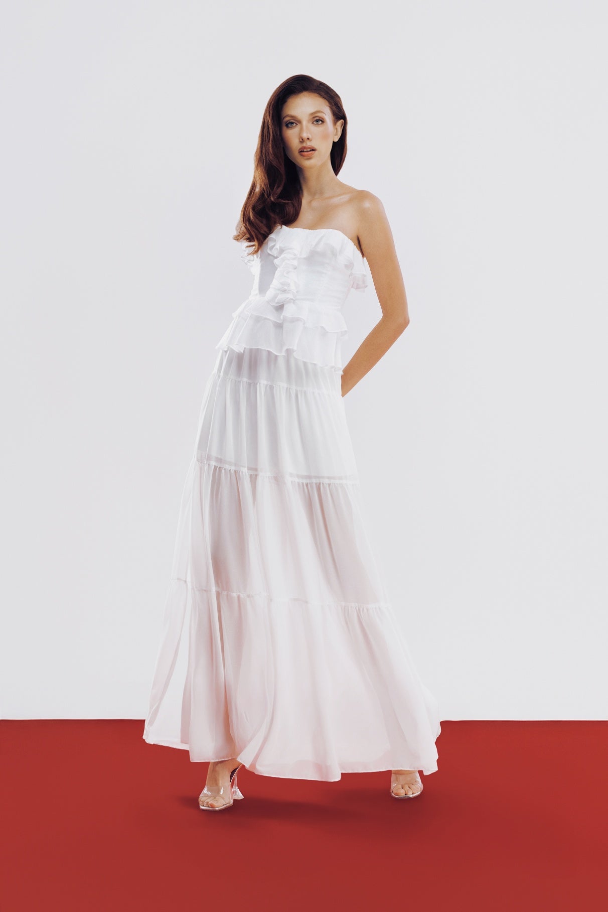 Corset Kyara Branco Crepe