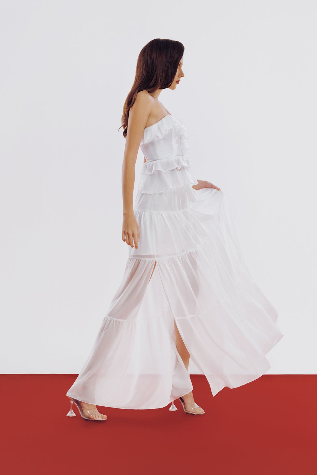 Corset Kyara Branco Crepe