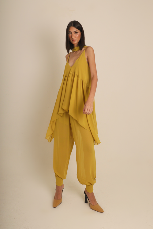 Bata Anna Amarelo Crepe