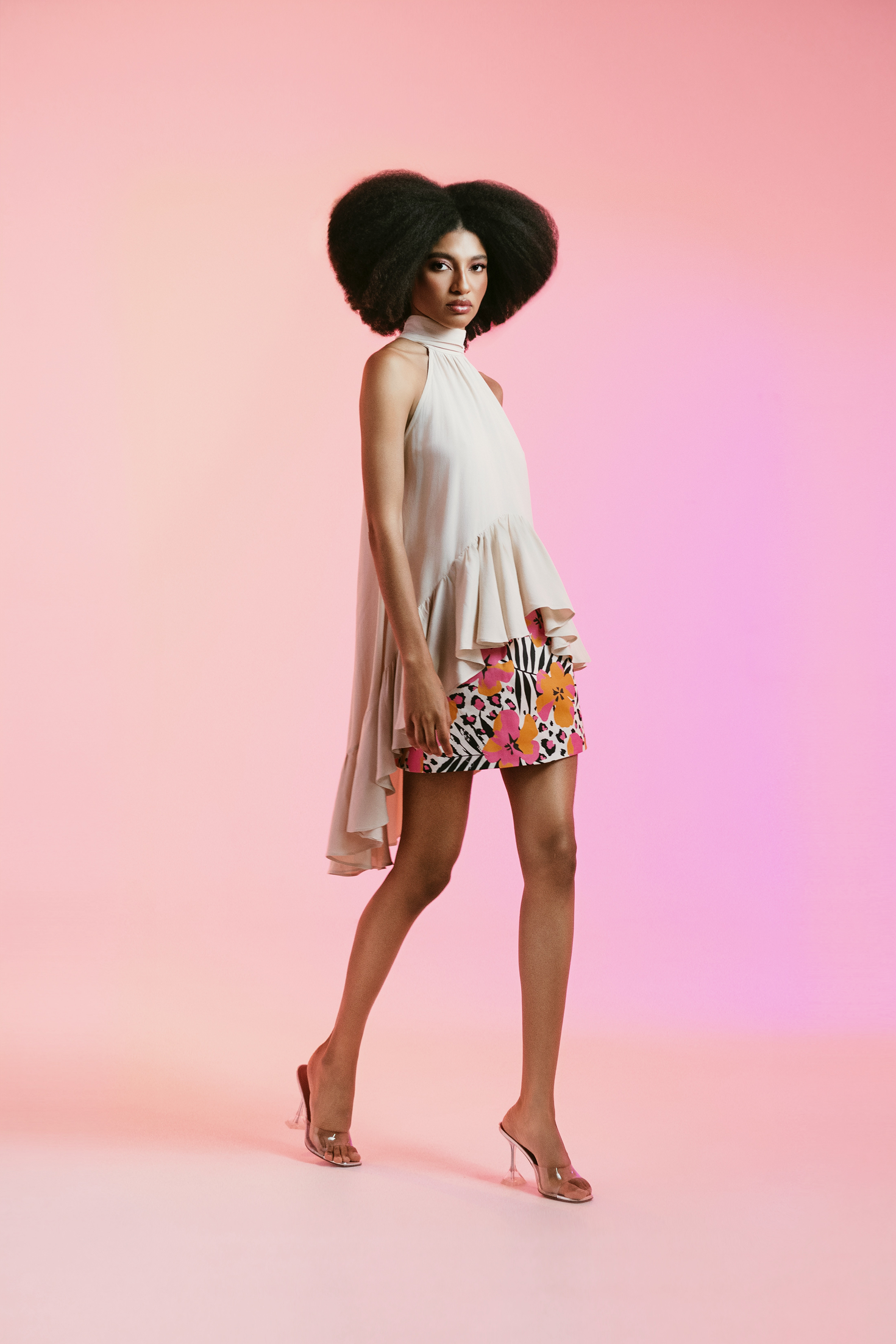 Blusa Amália Bege Crepe