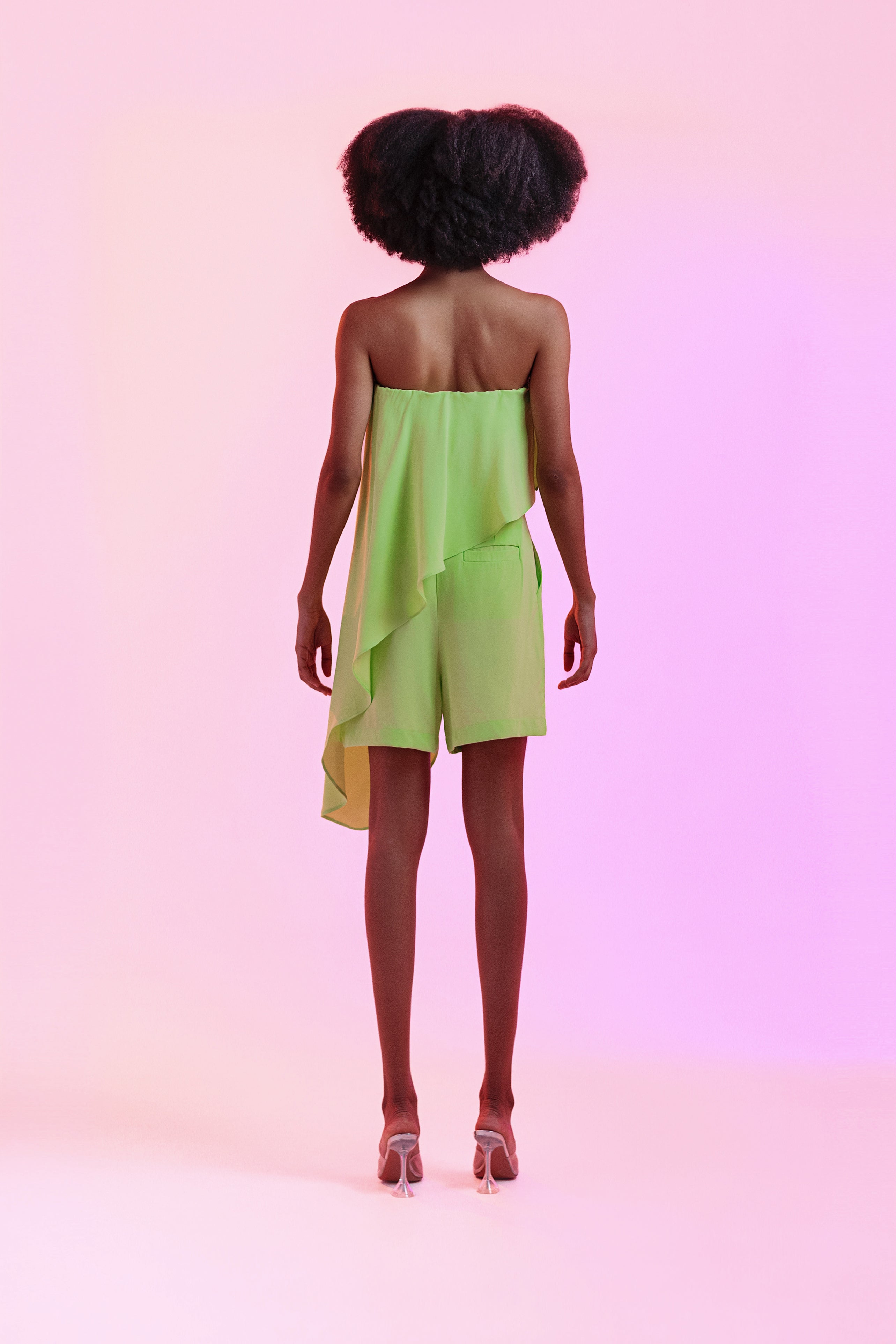 Blusa Giovanna Verde Crepe