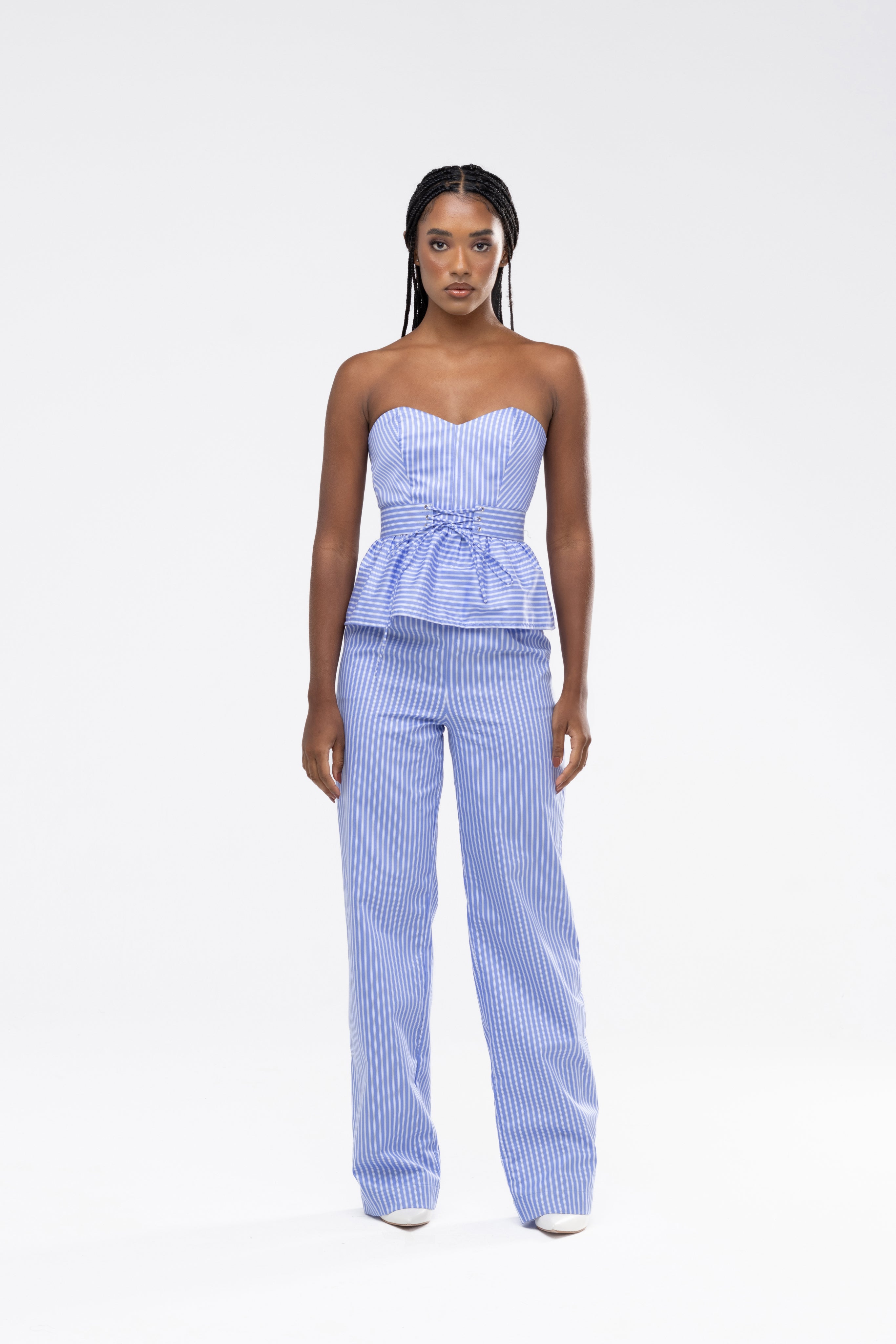 Calça Carolina Listra Azul