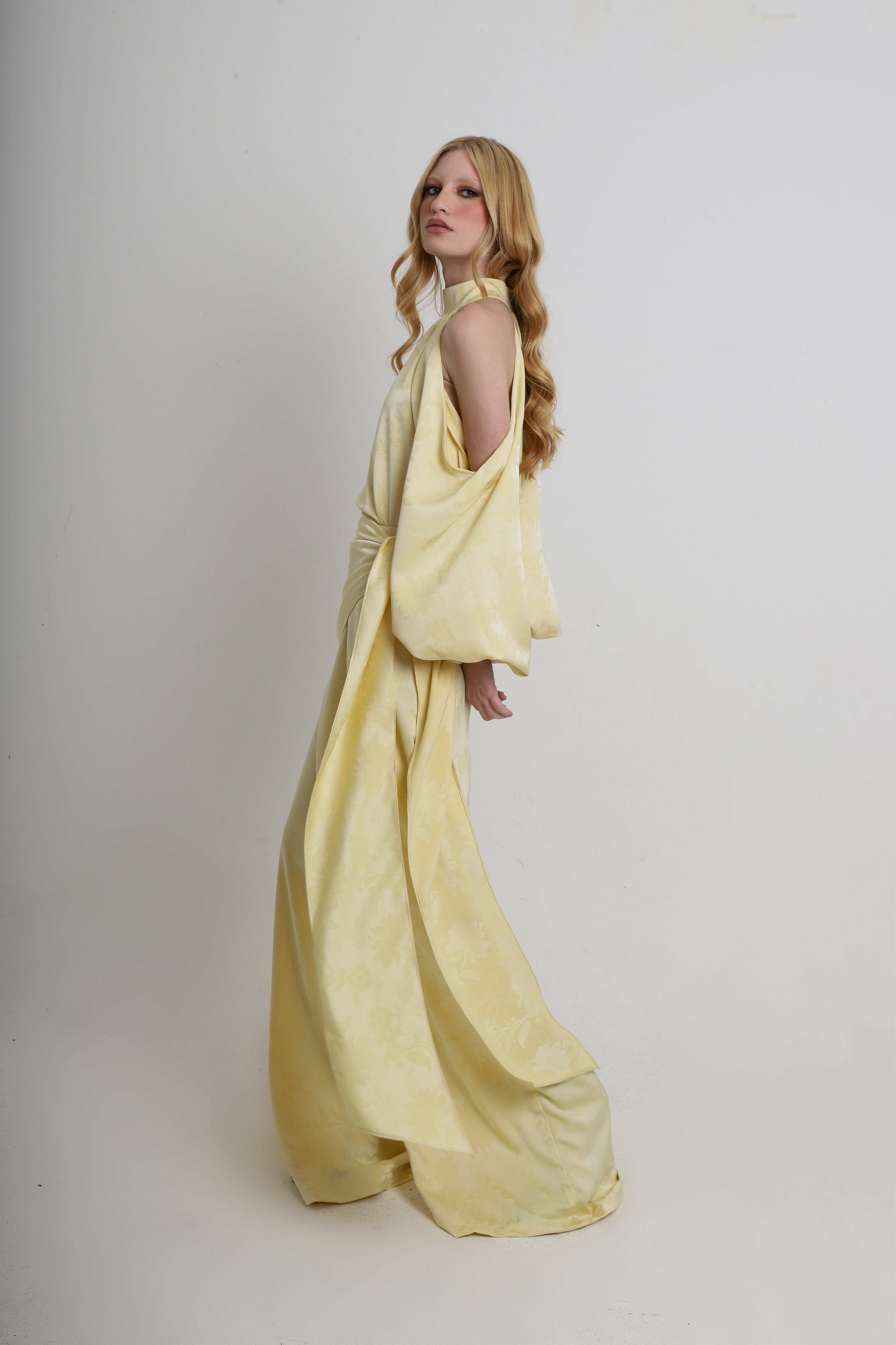 Blusa Karina Jacquard Amarelo