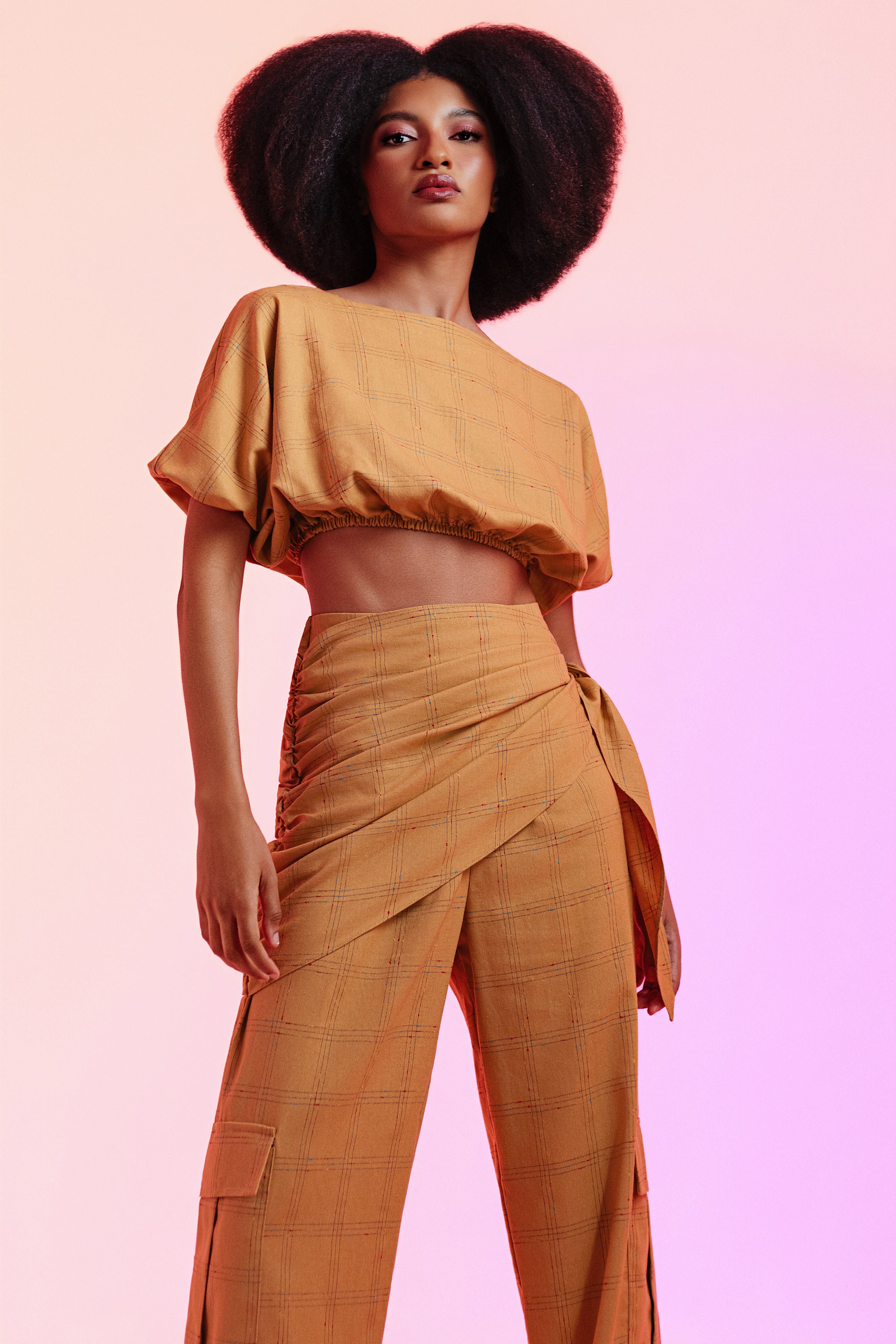 Blusa Nora Terracota Linho