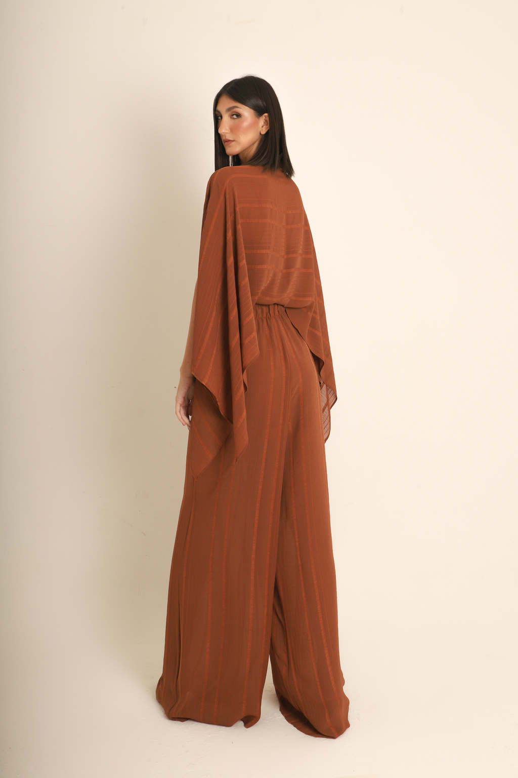 Calça Pantalona Marrom