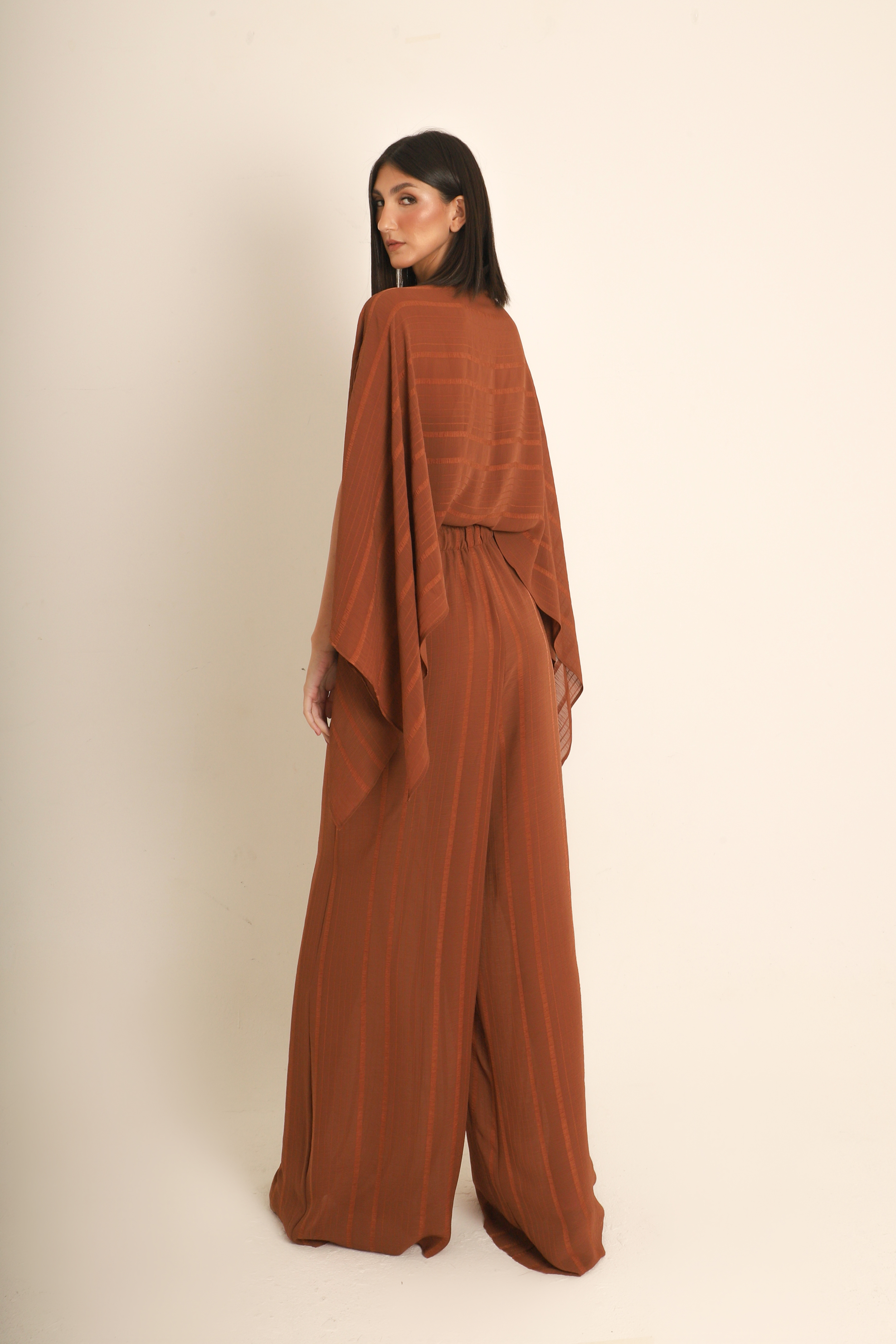 Calça Pantalona Marrom