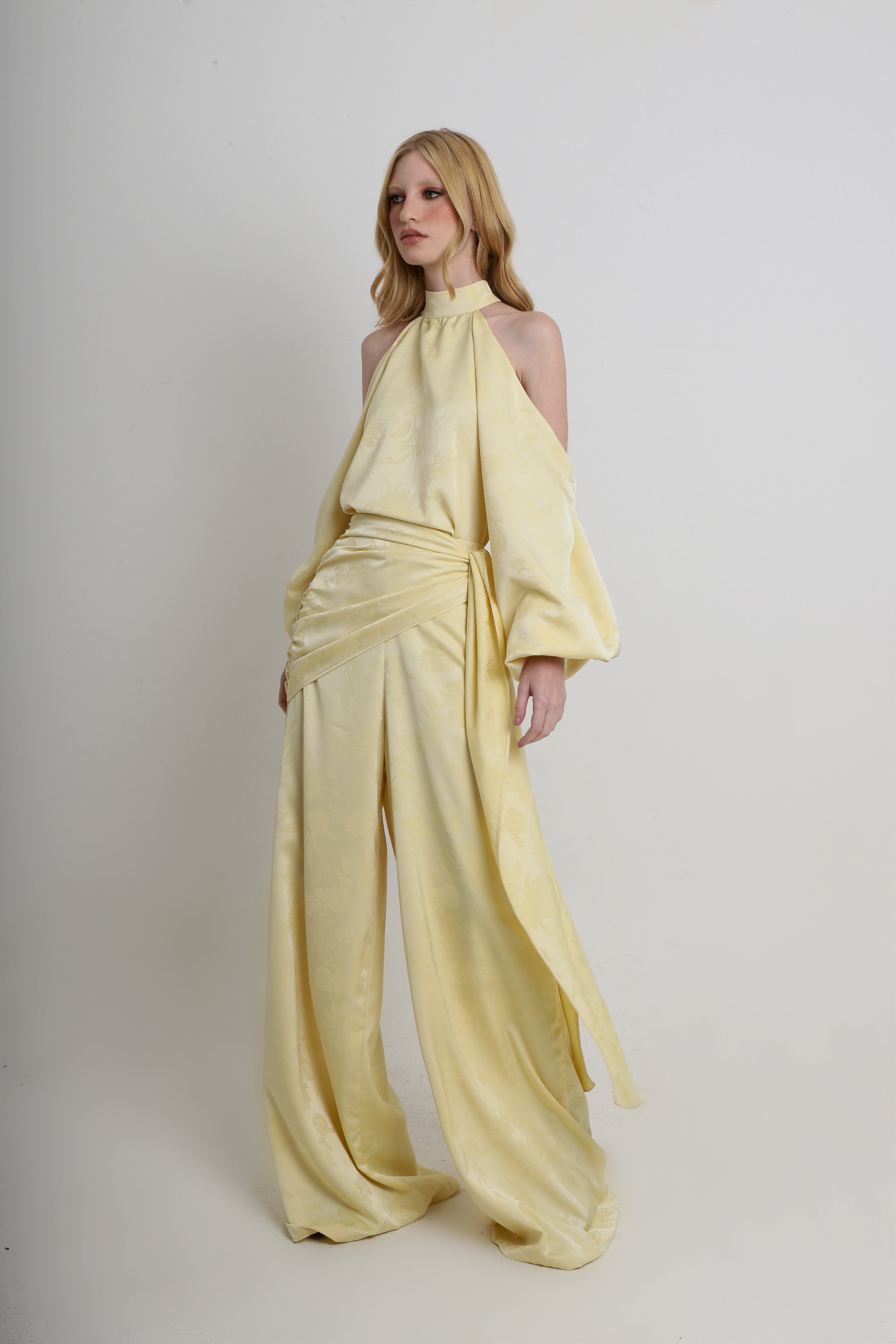 Blusa Karina Jacquard Amarelo