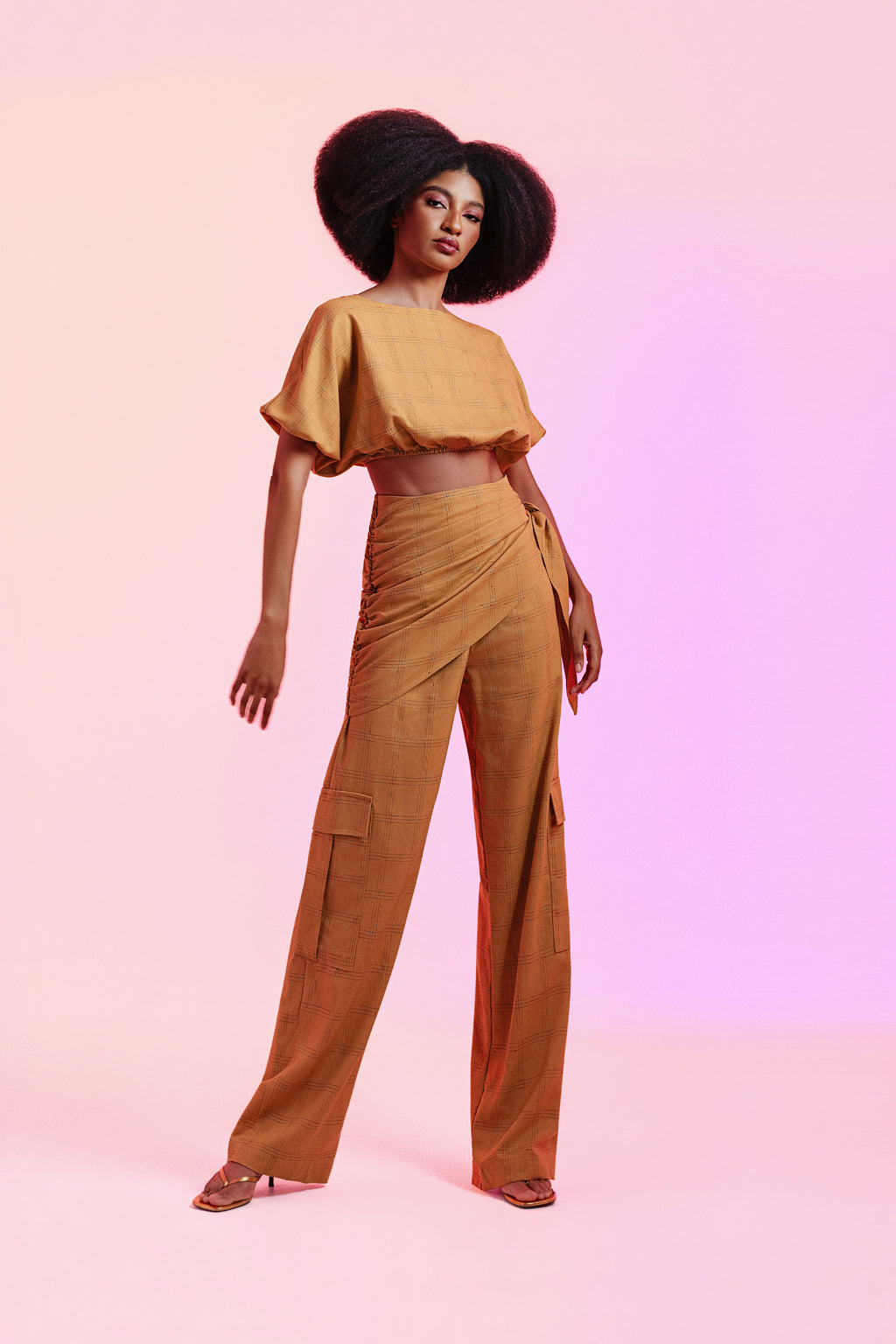 Calça Helena Terracota Linho