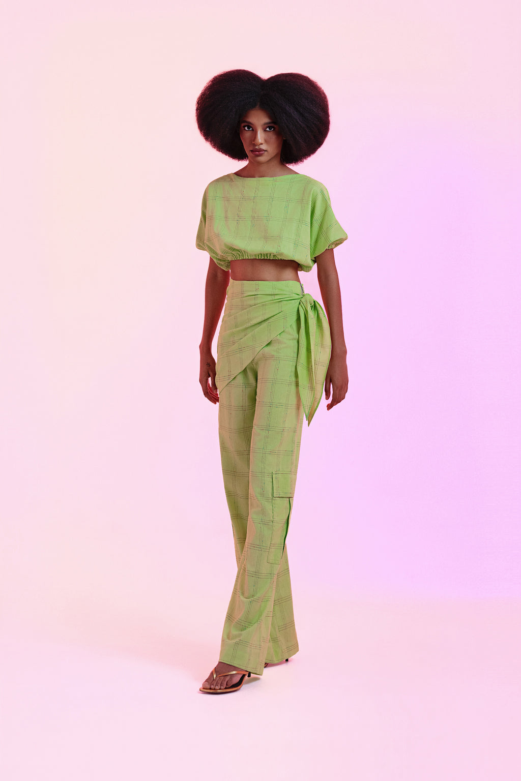 Calça Helena Verde Linho