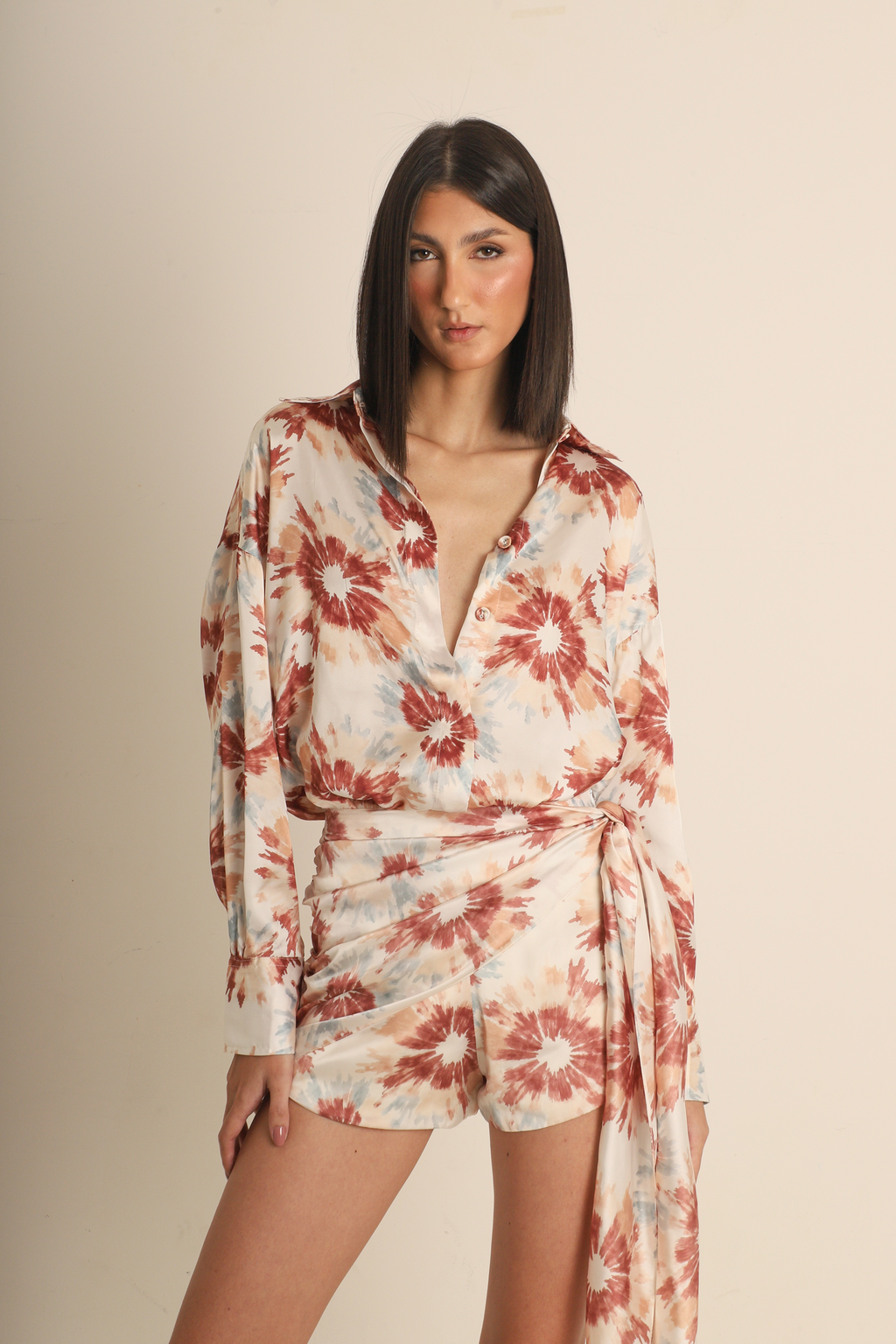 Camisa Amanda Acetinada