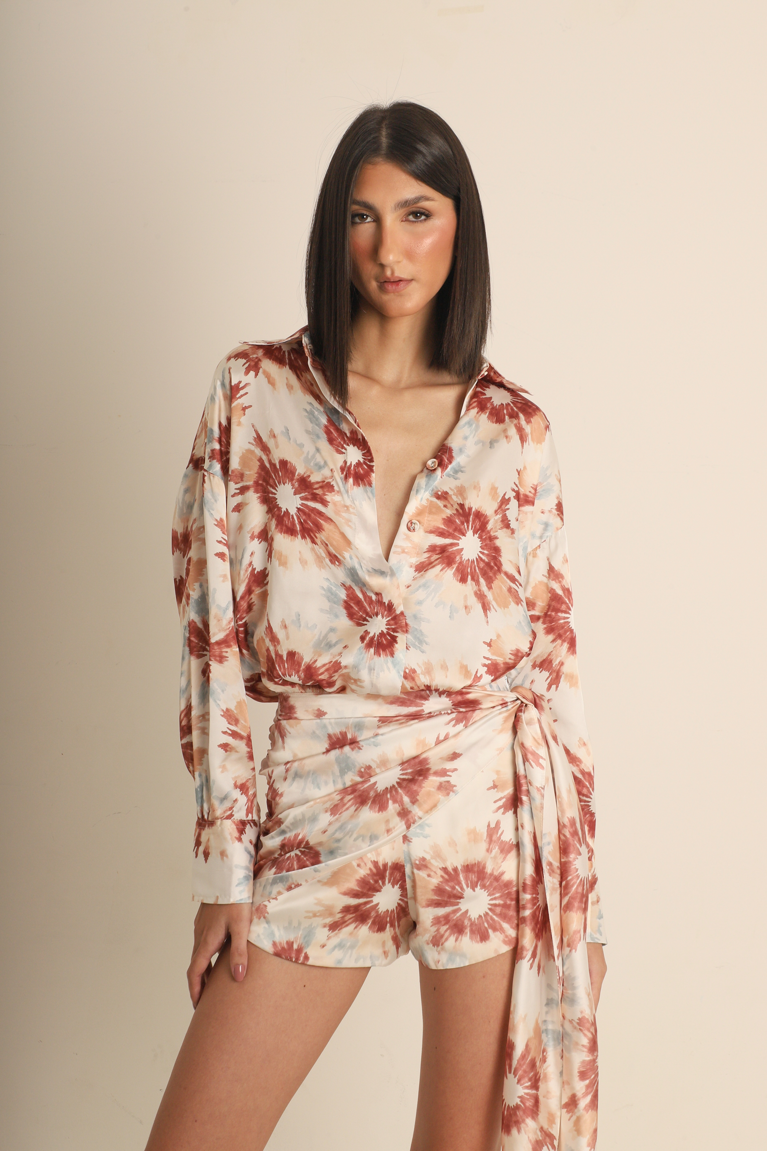 Camisa Amanda Acetinada
