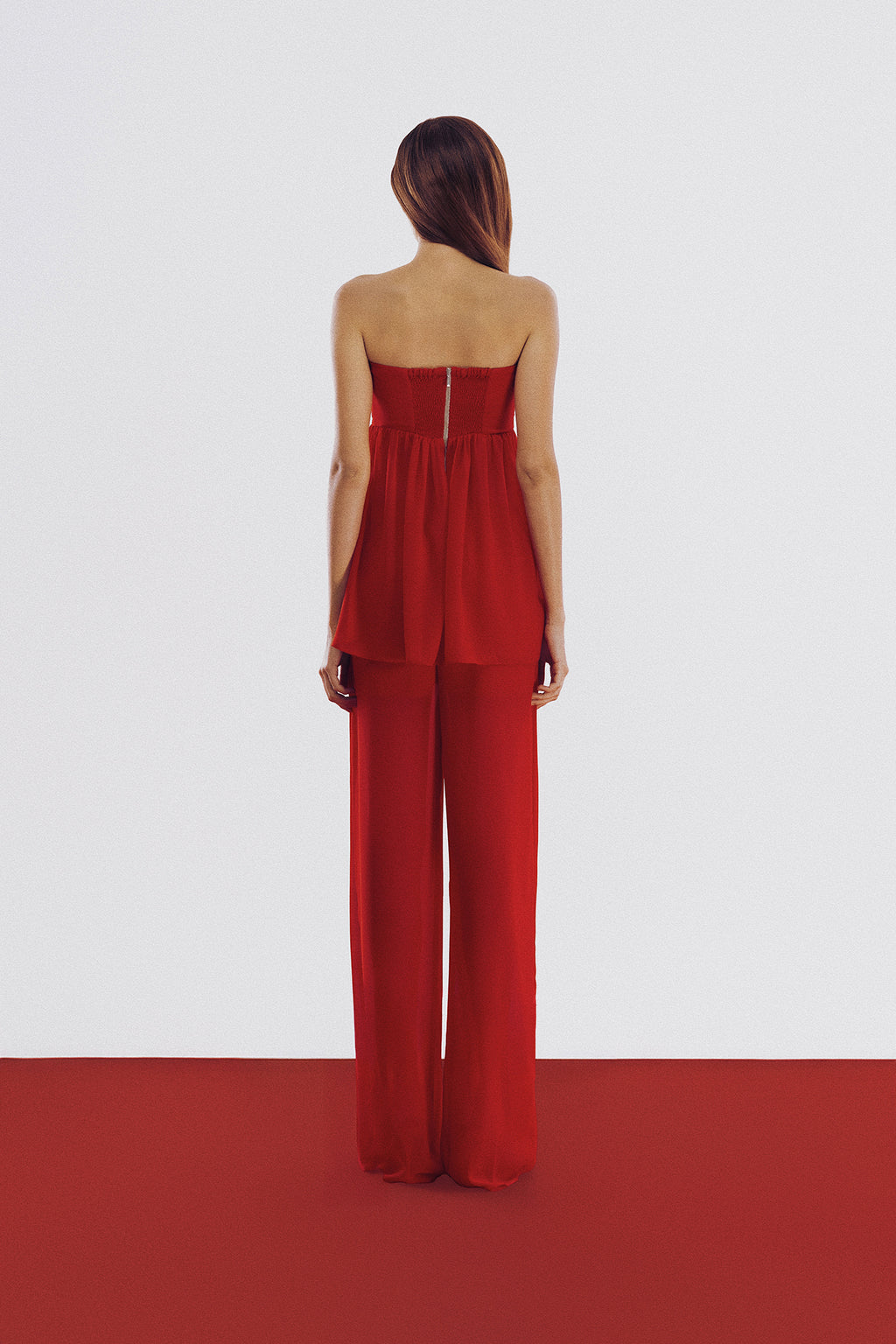 Corset Isa Vermelho Tafetá