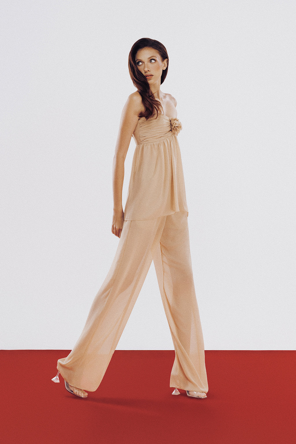 Bata Flora Bege Crepe