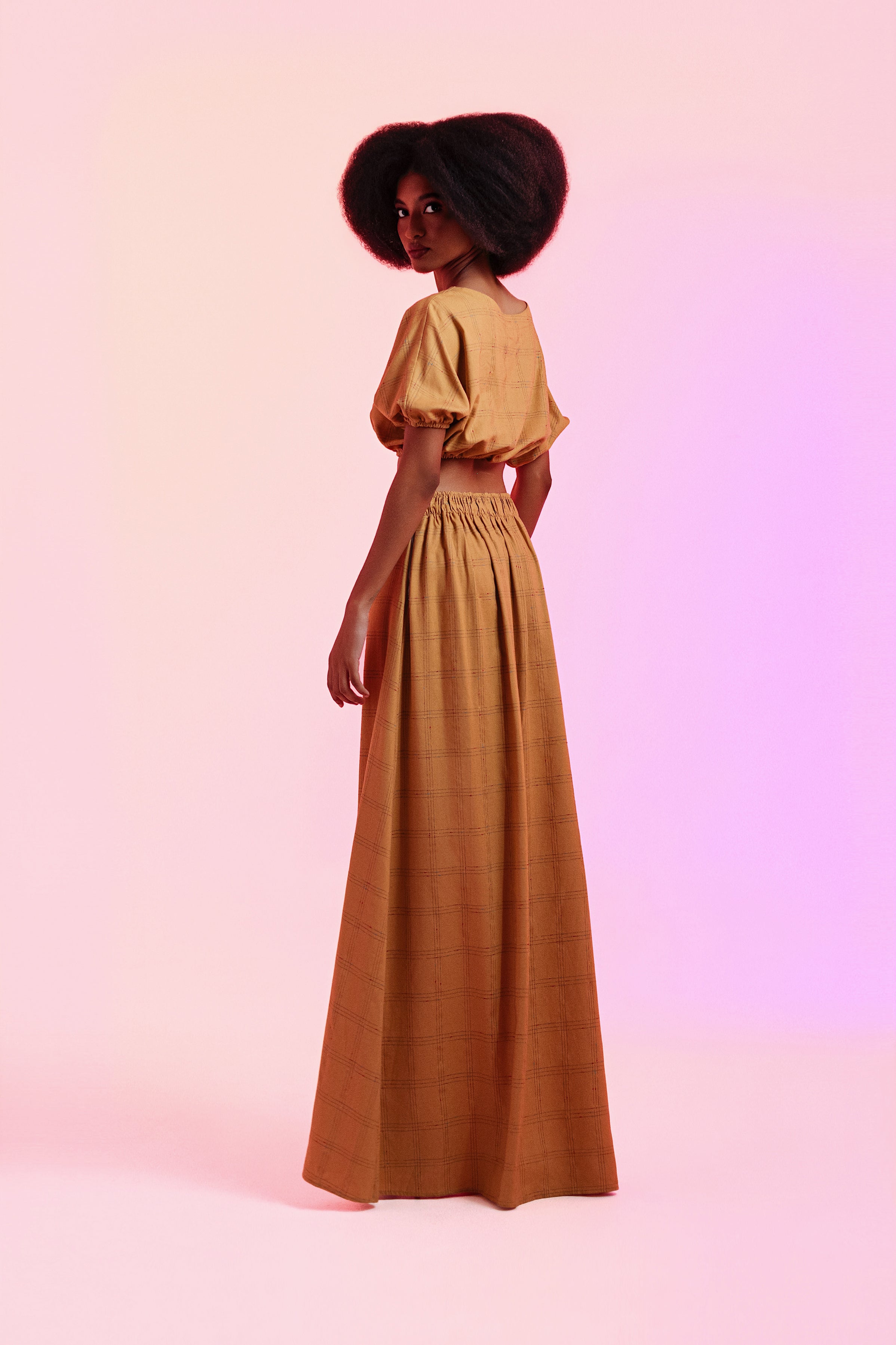 Blusa Nora Terracota Linho