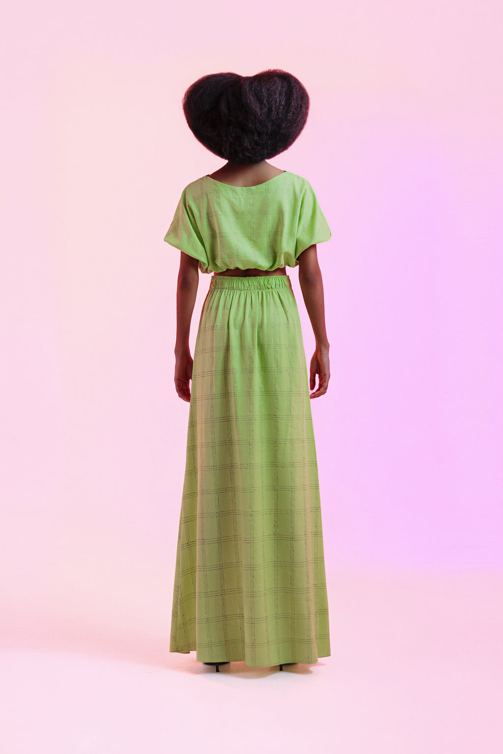 Blusa Nora Verde Linho