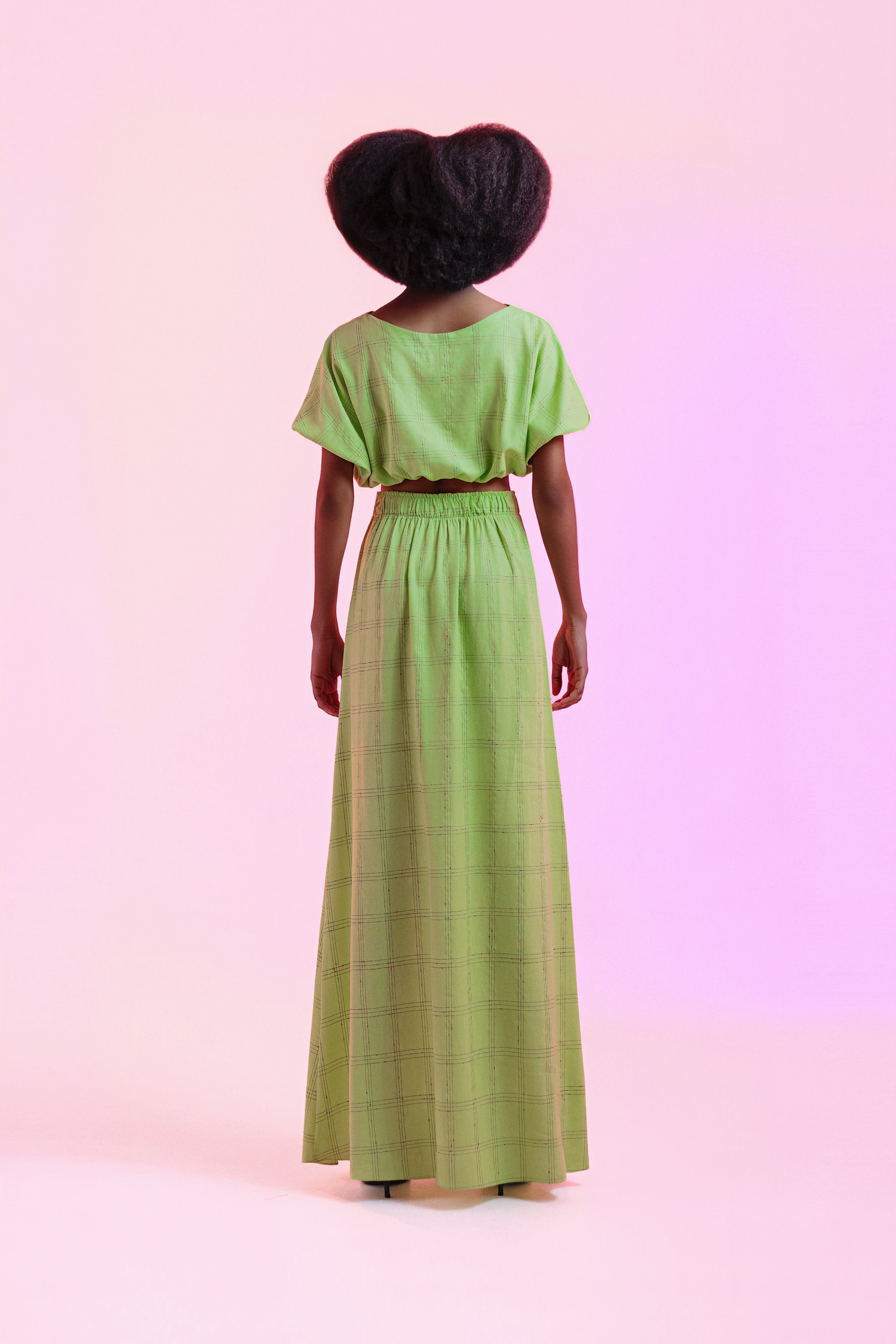 Blusa Nora Verde Linho