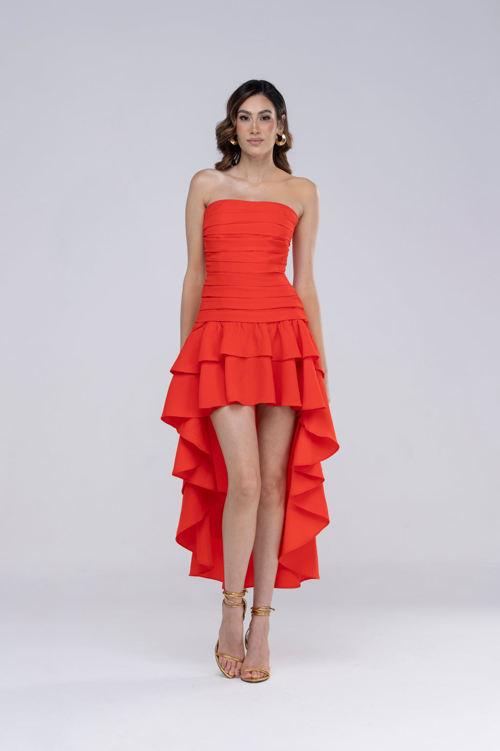 Vestido ágata pitanga