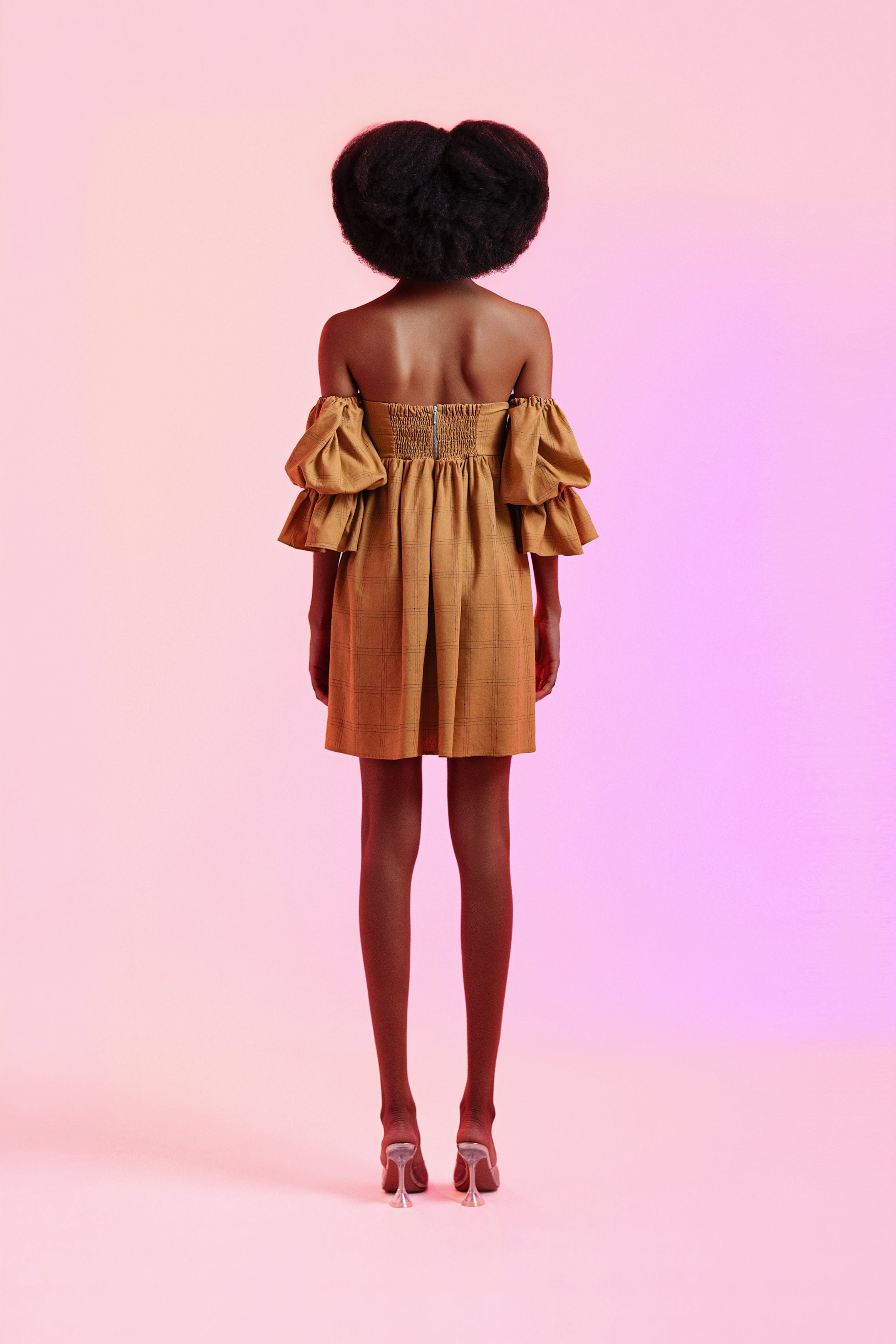 Vestido Alexia Terracota Linho