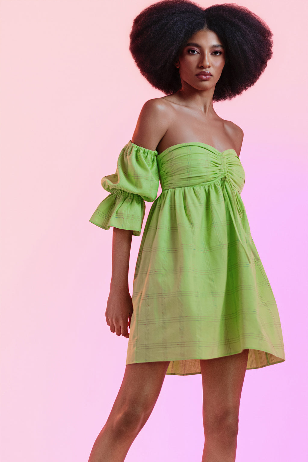 Vestido Alexia Verde Linho