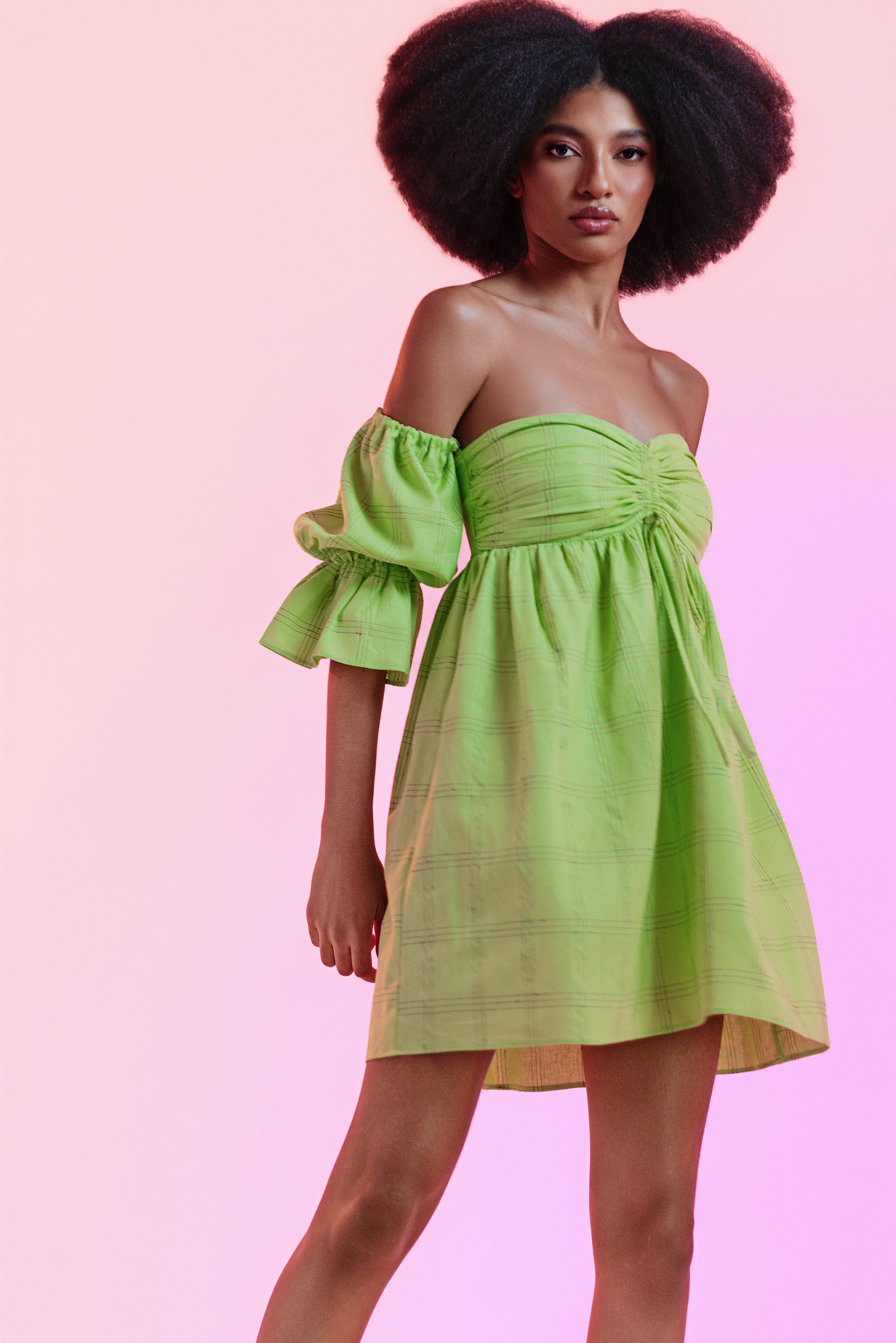 Vestido Alexia Verde Linho