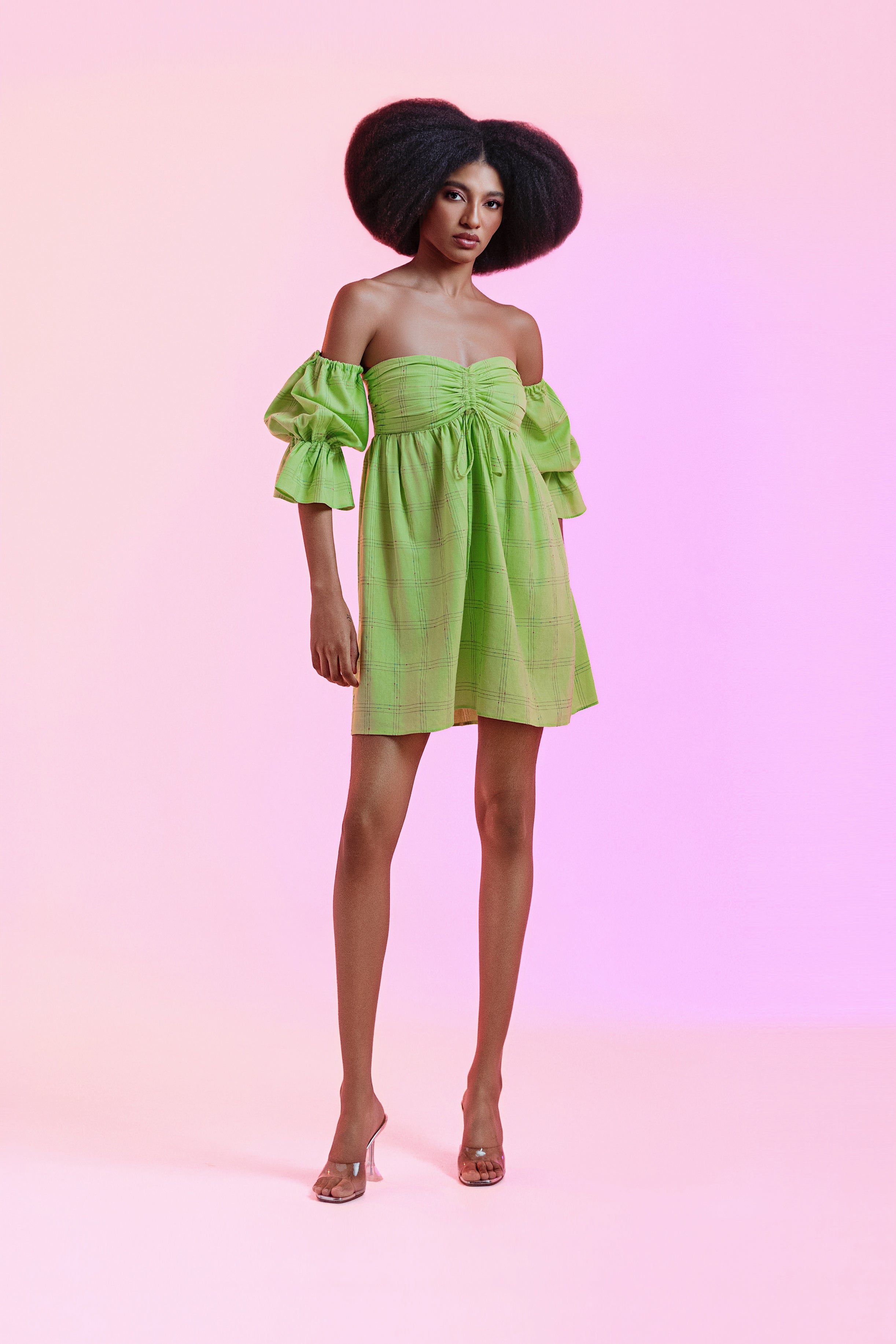 Vestido Alexia Verde Linho