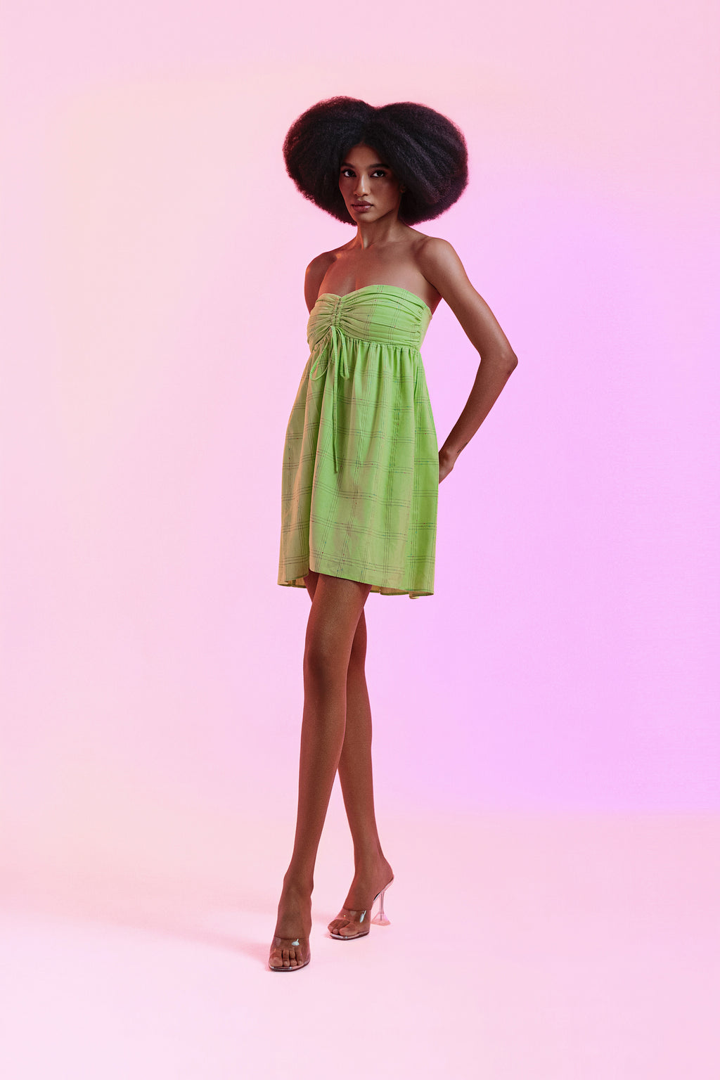 Vestido Alexia Verde Linho