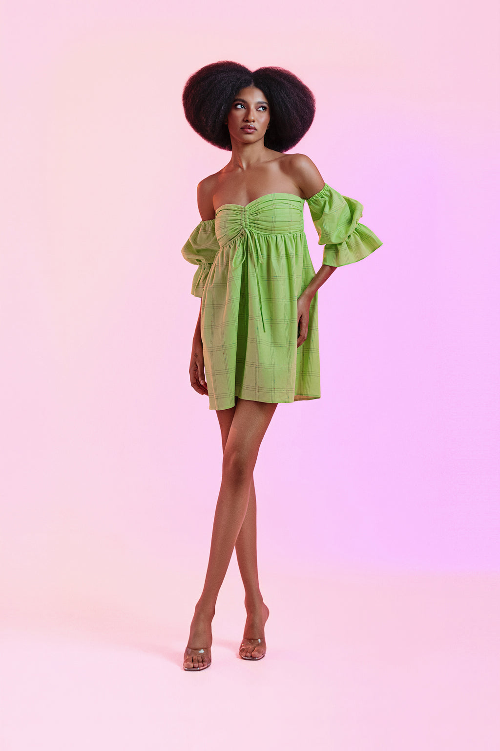 Vestido Alexia Verde Linho