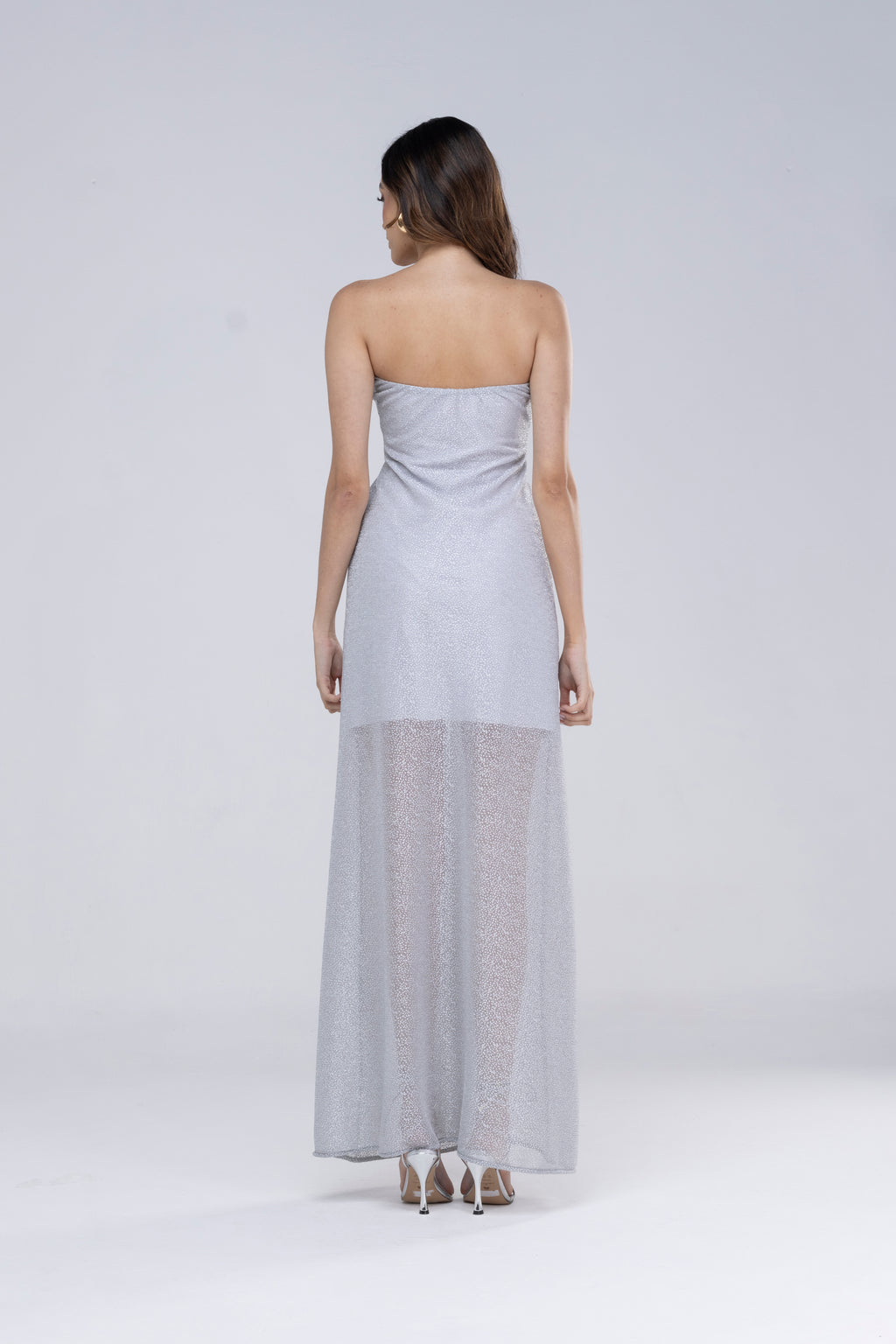 Vestido Asha Prata