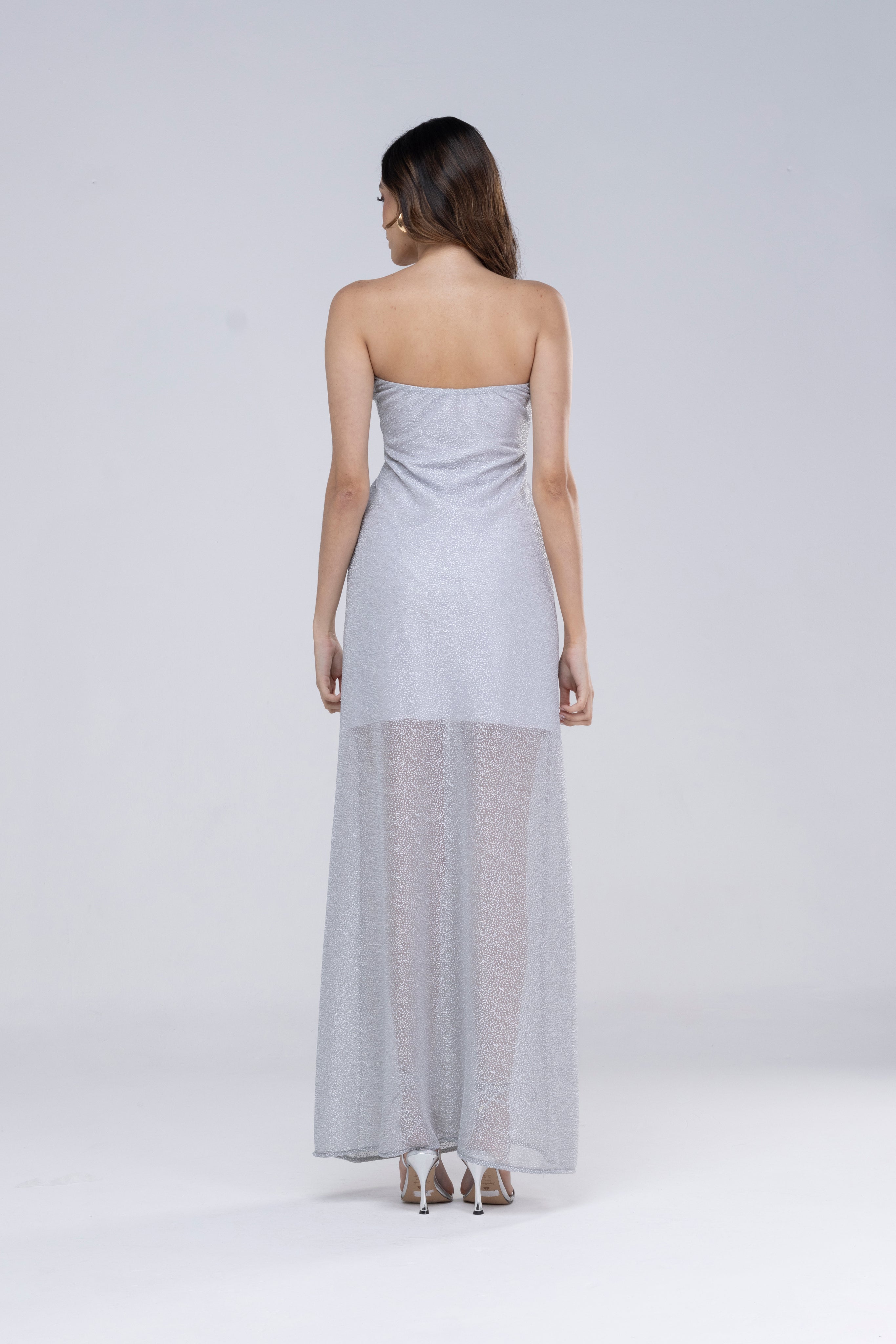 Vestido Asha Prata