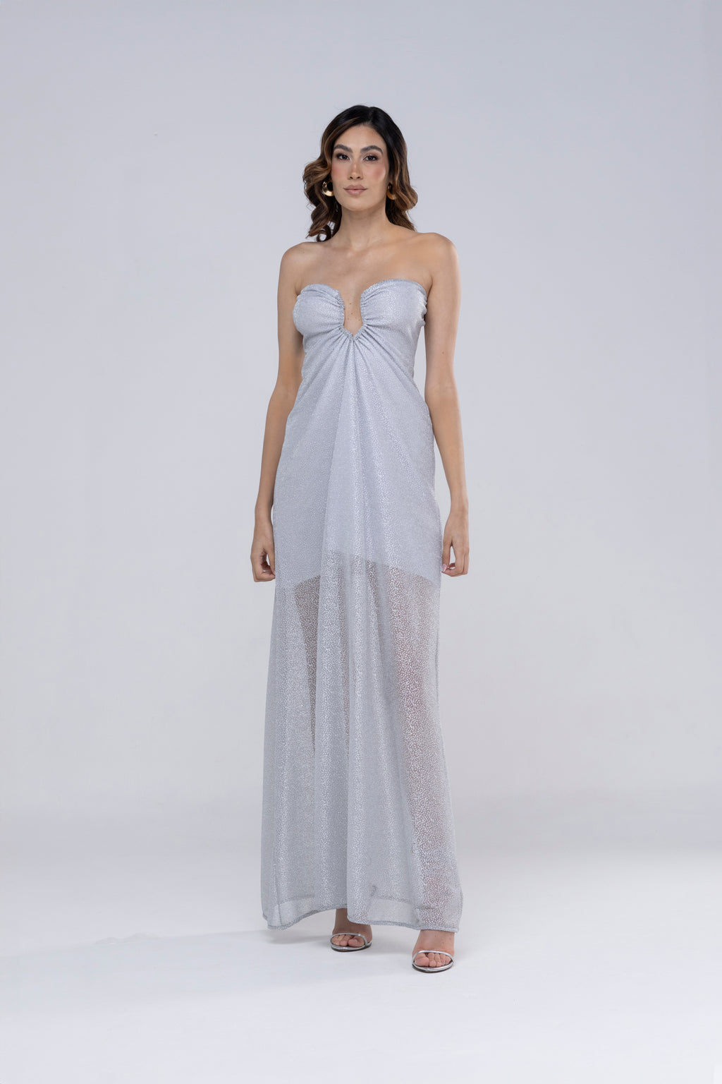 Vestido Asha Prata