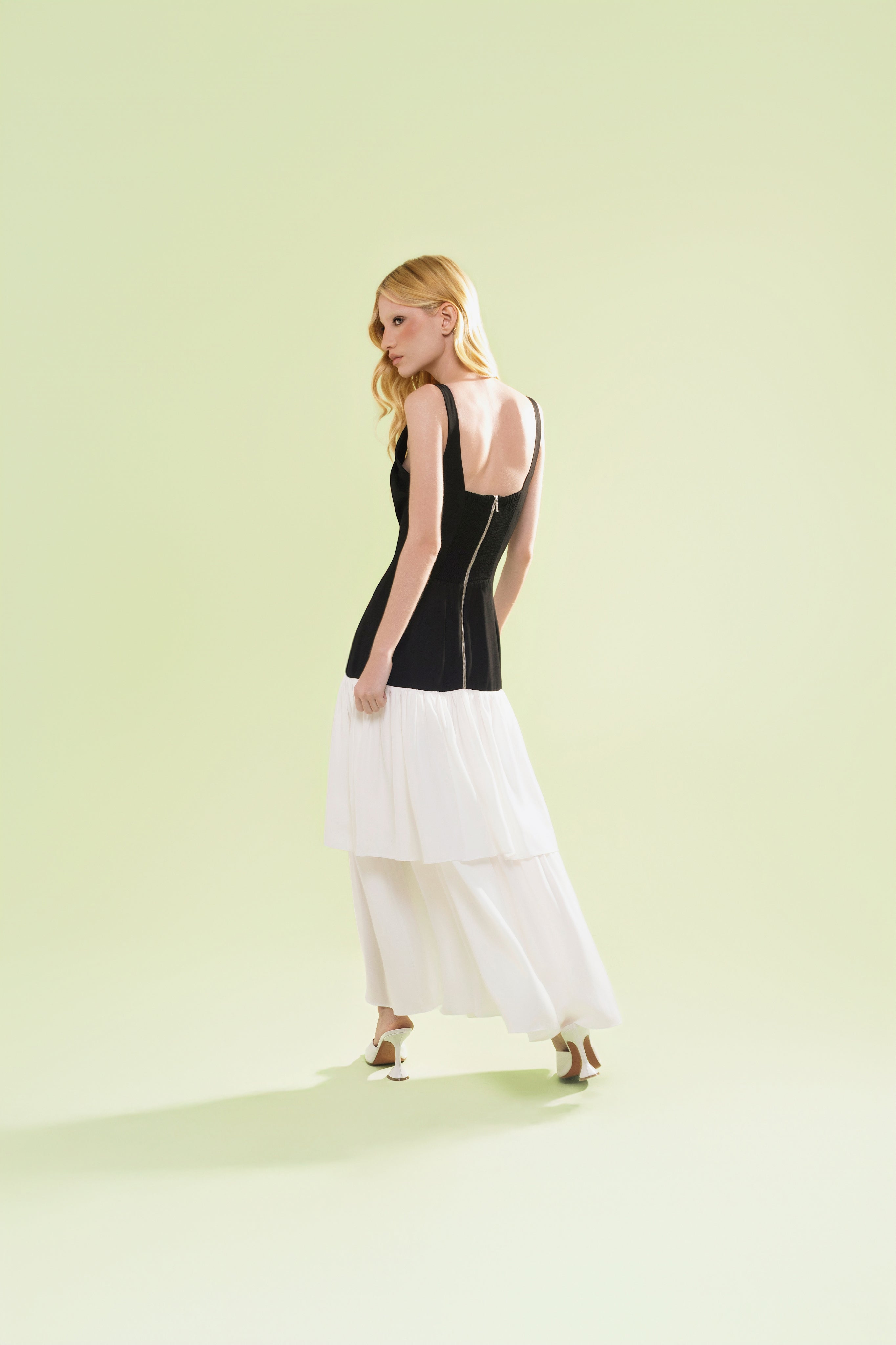 Vestido Dafne Longo Crepe