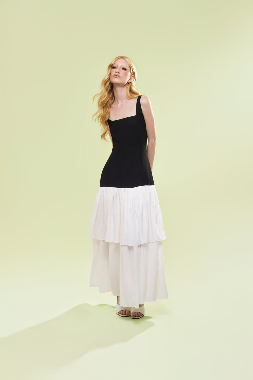 Vestido Dafne Longo Crepe