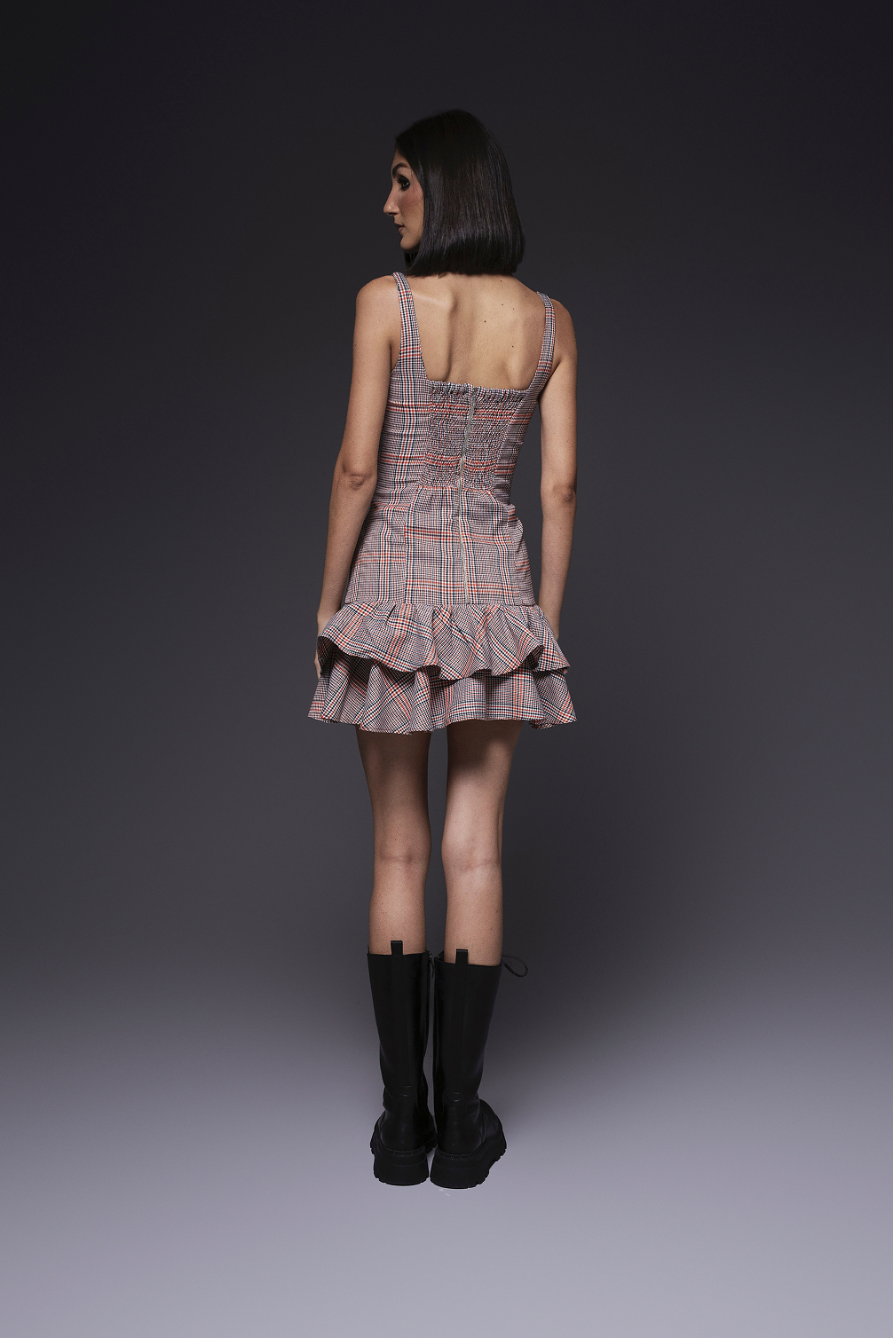 Vestido Dafne Xadrez