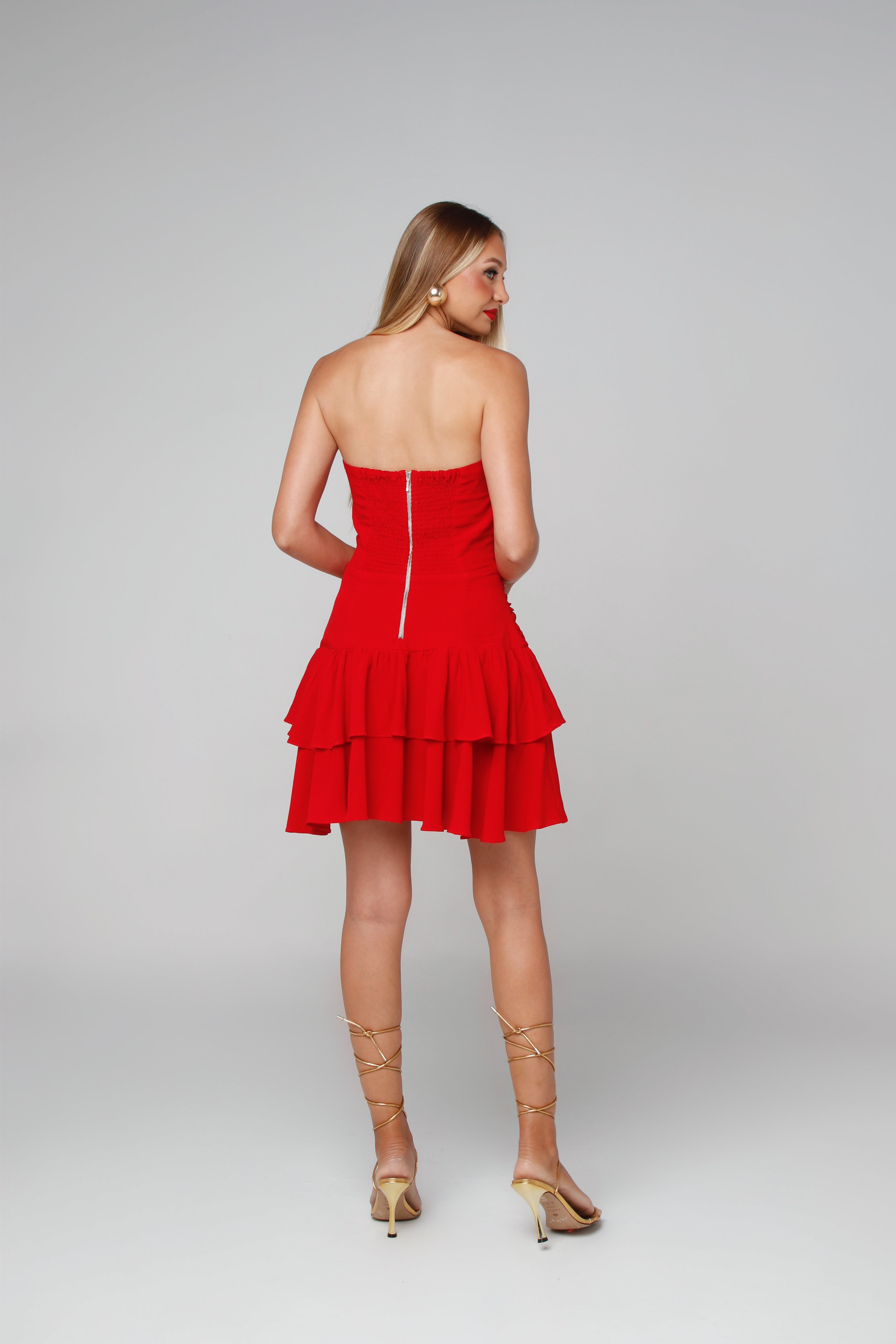 Vestido Kim vermelho