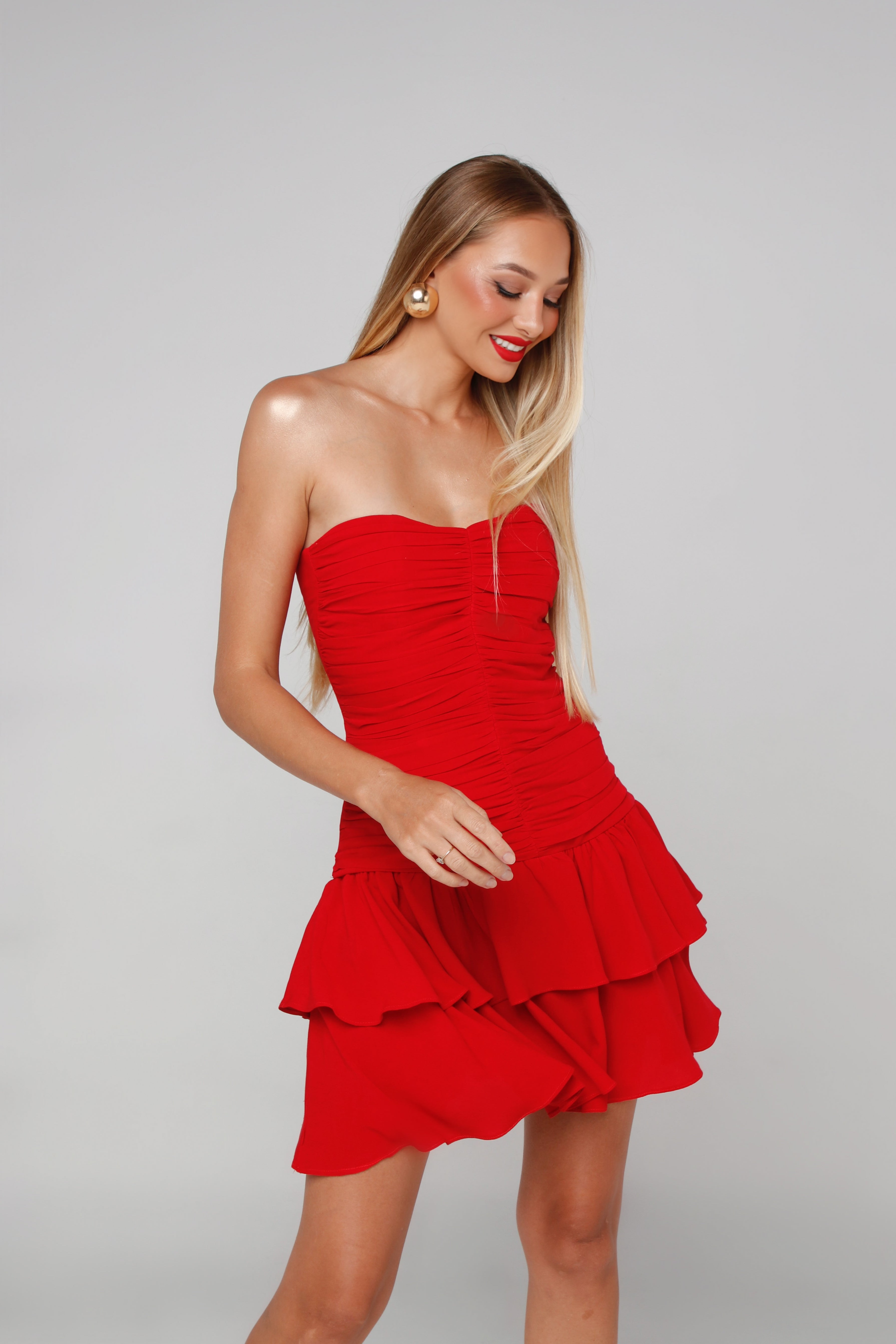 Vestido Kim vermelho