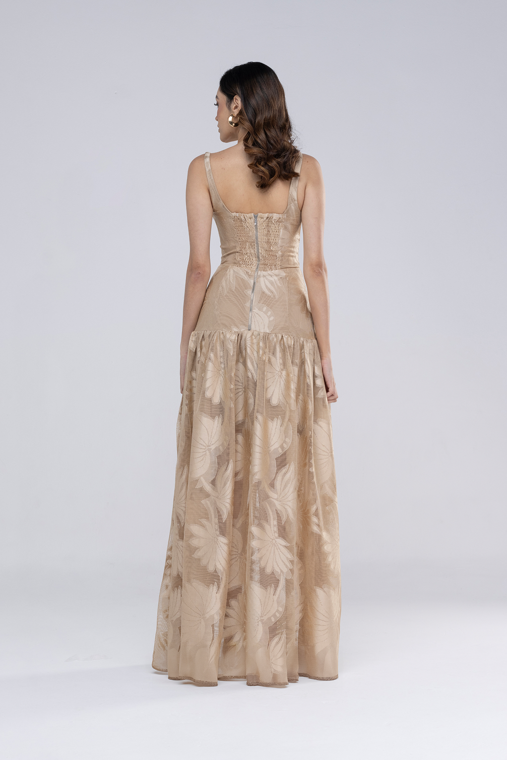 Vestido Lara Bege