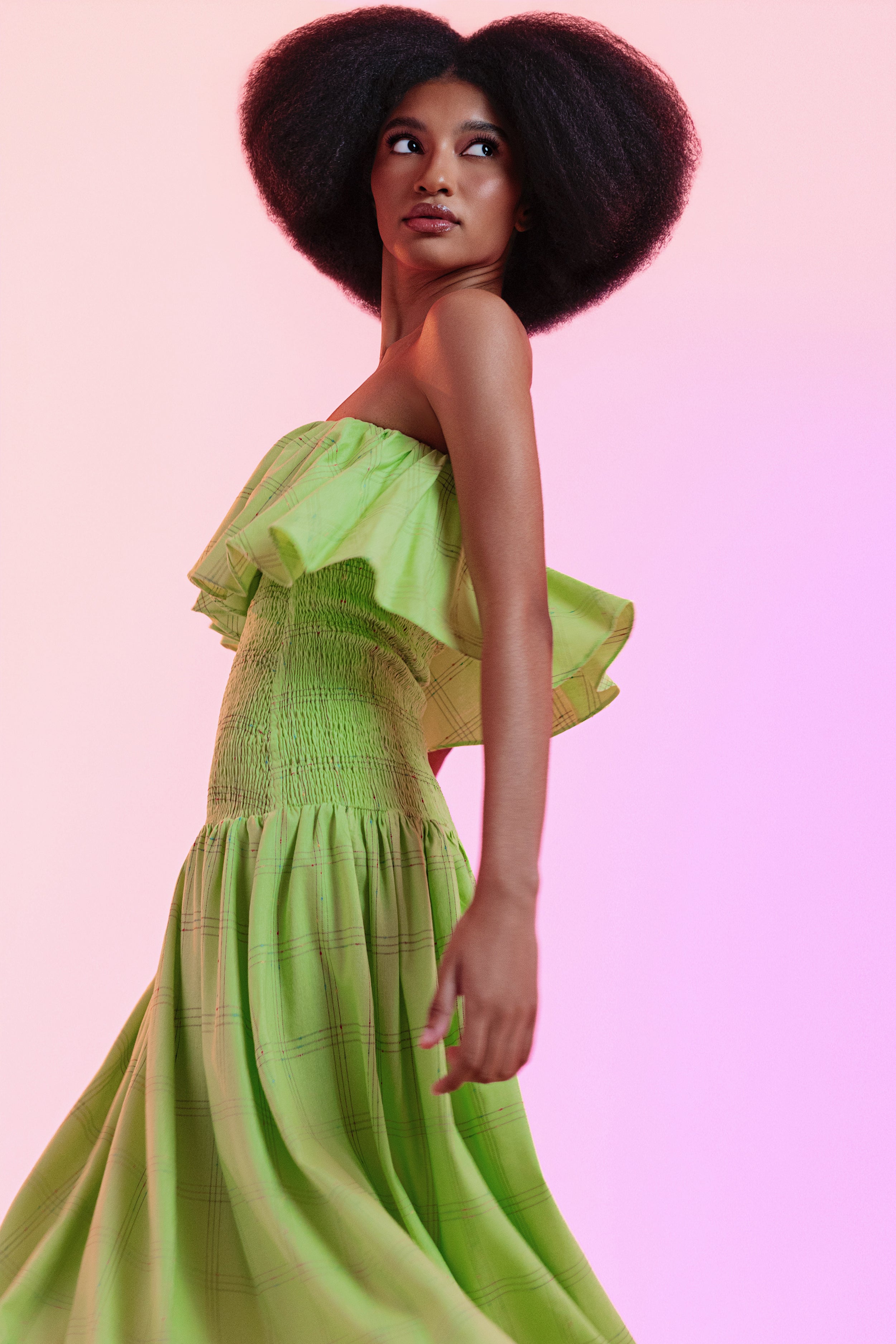 Vestido Ruth Verde Linho