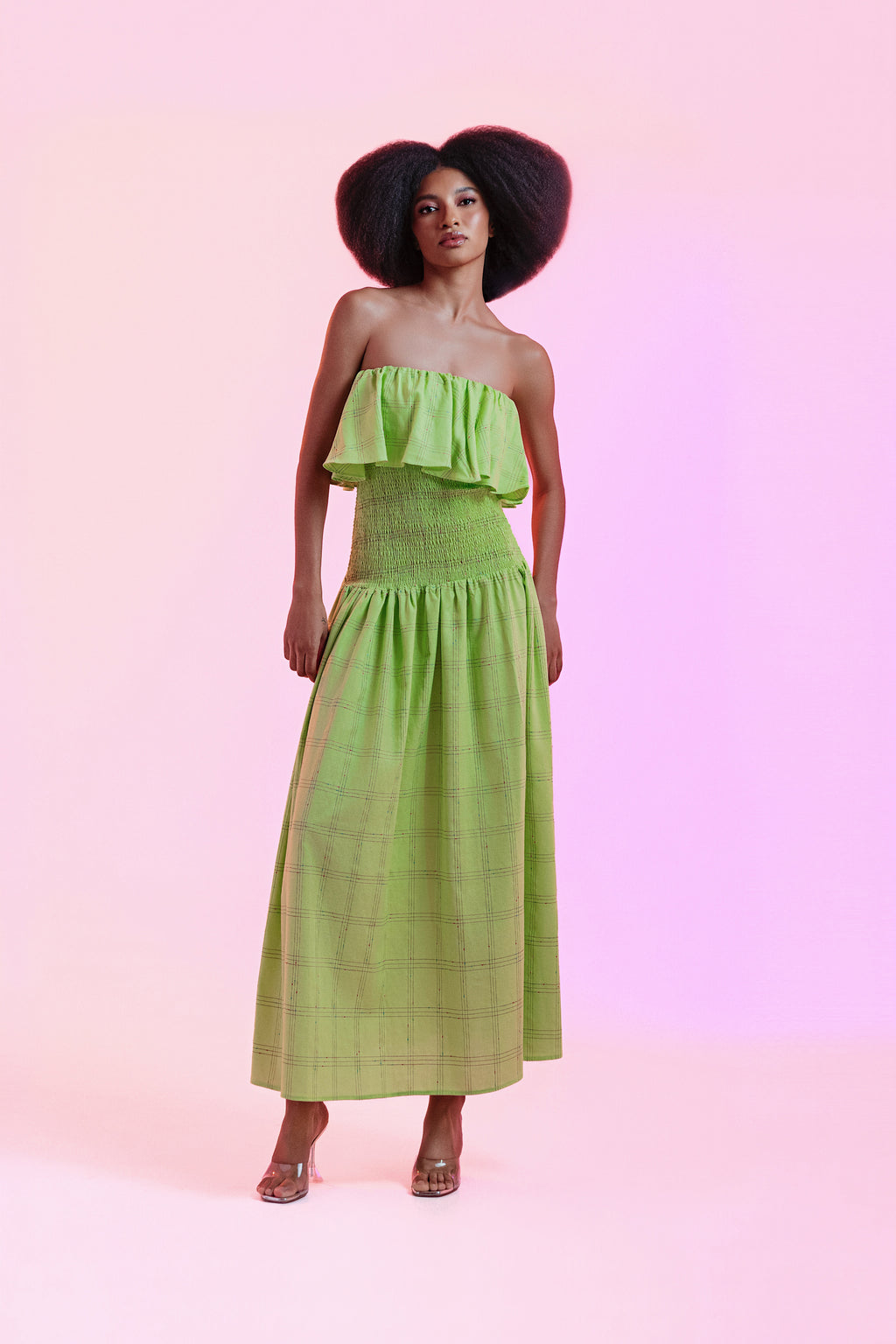 Vestido Ruth Verde Linho