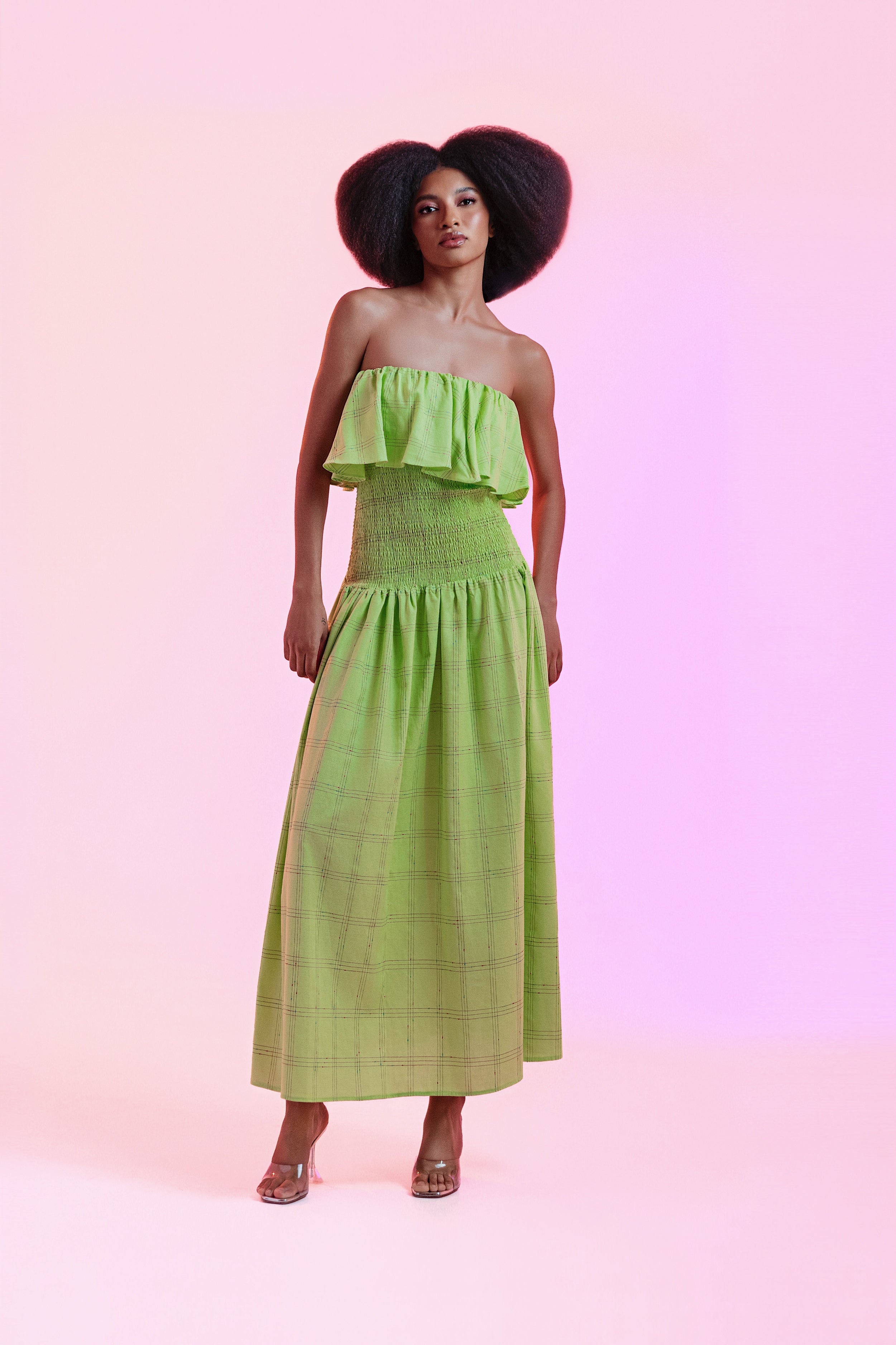 Vestido Ruth Verde Linho