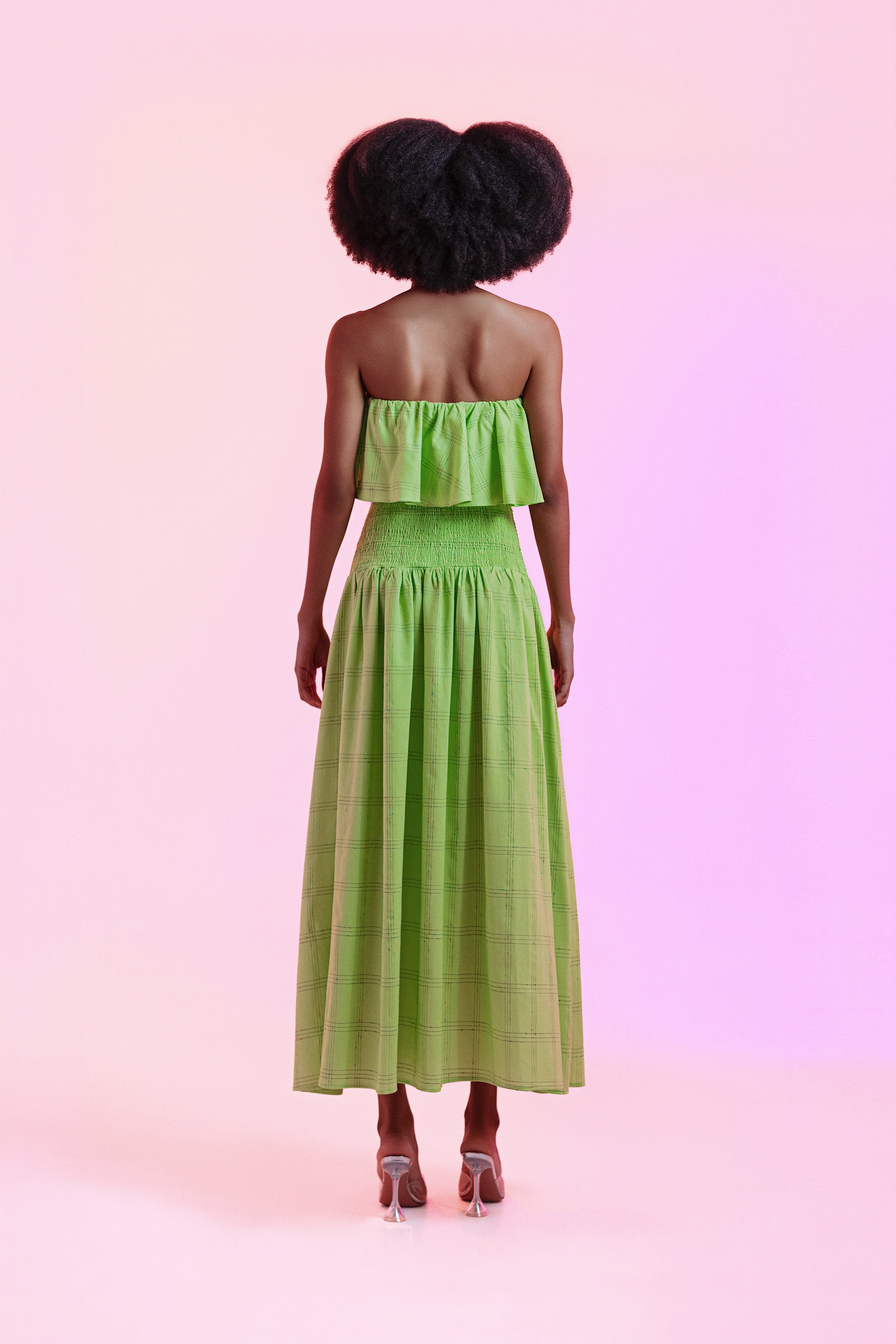 Vestido Ruth Verde Linho