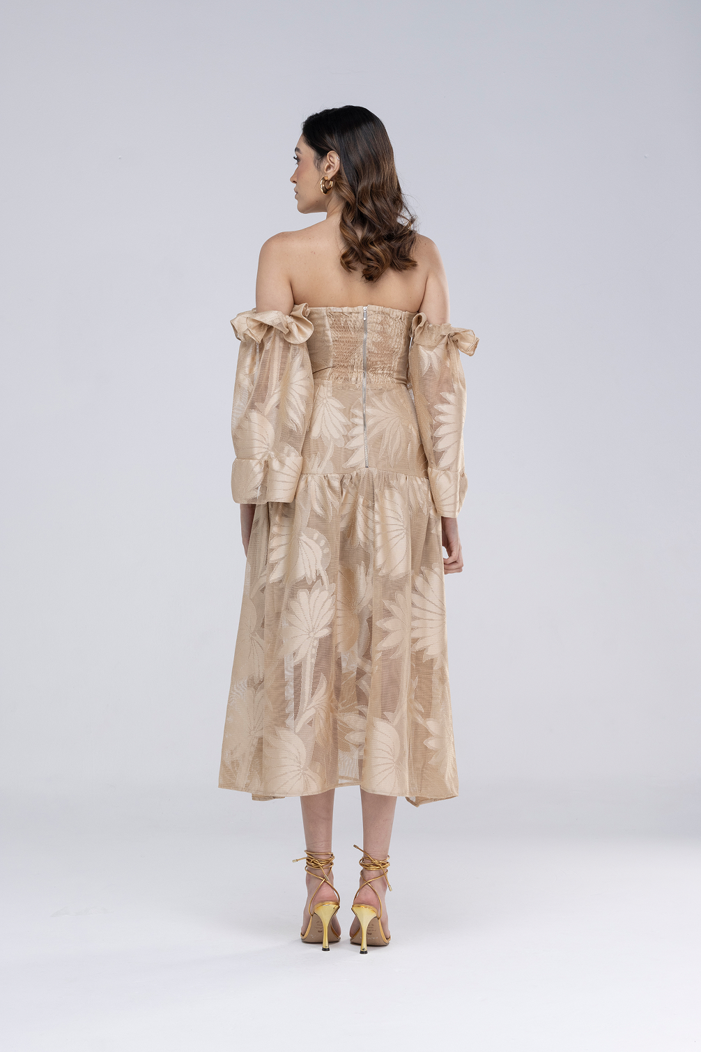 Vestido Sasha Bege