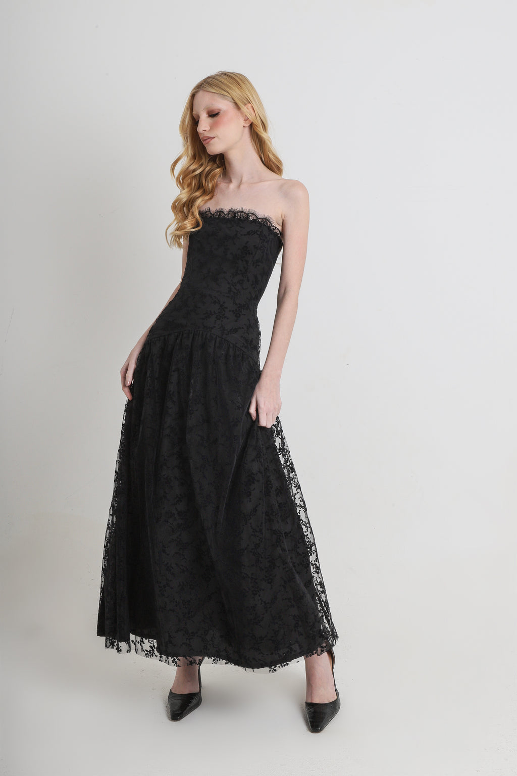 Vestido Sasha Tule Bordado