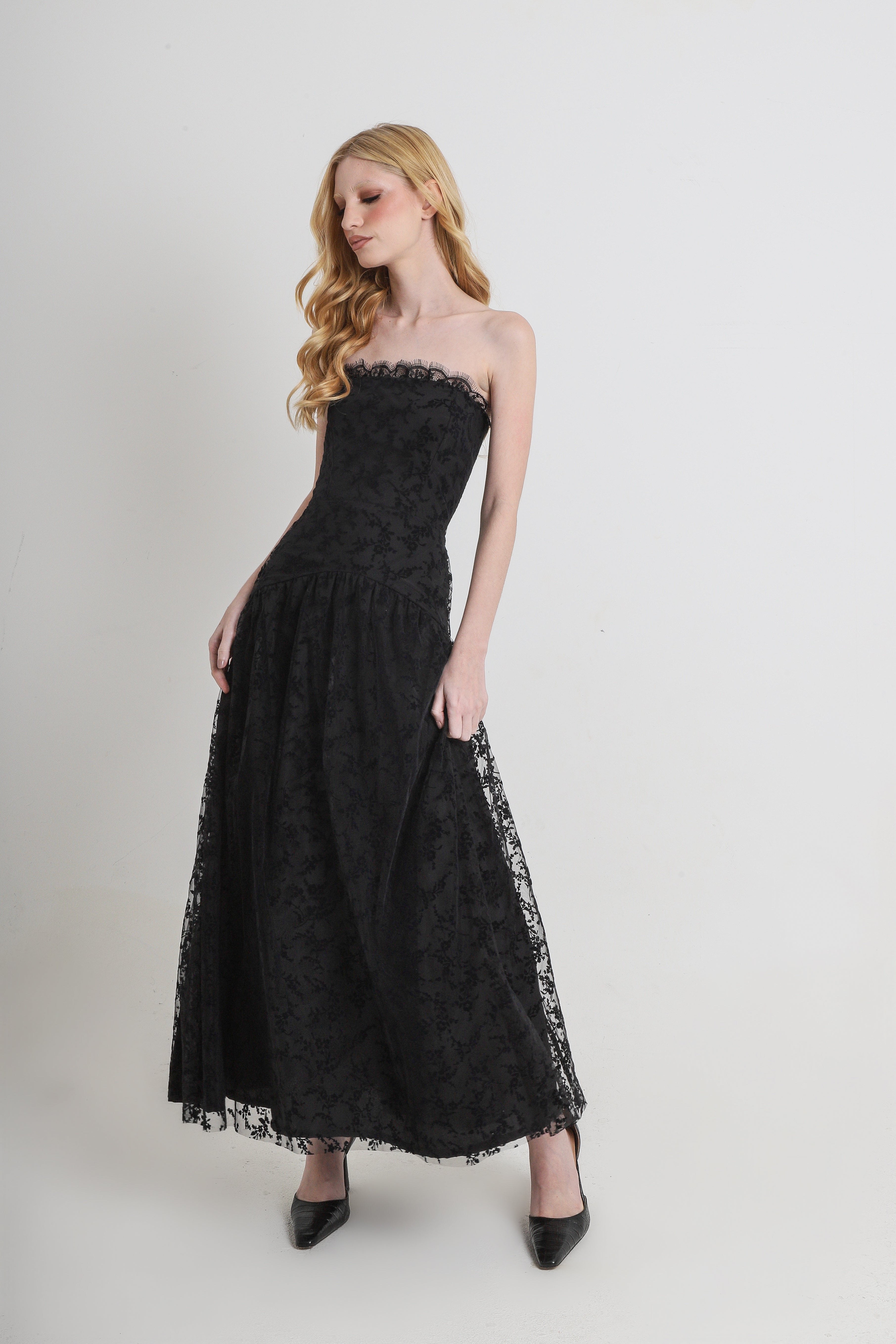 Vestido Sasha Tule Bordado