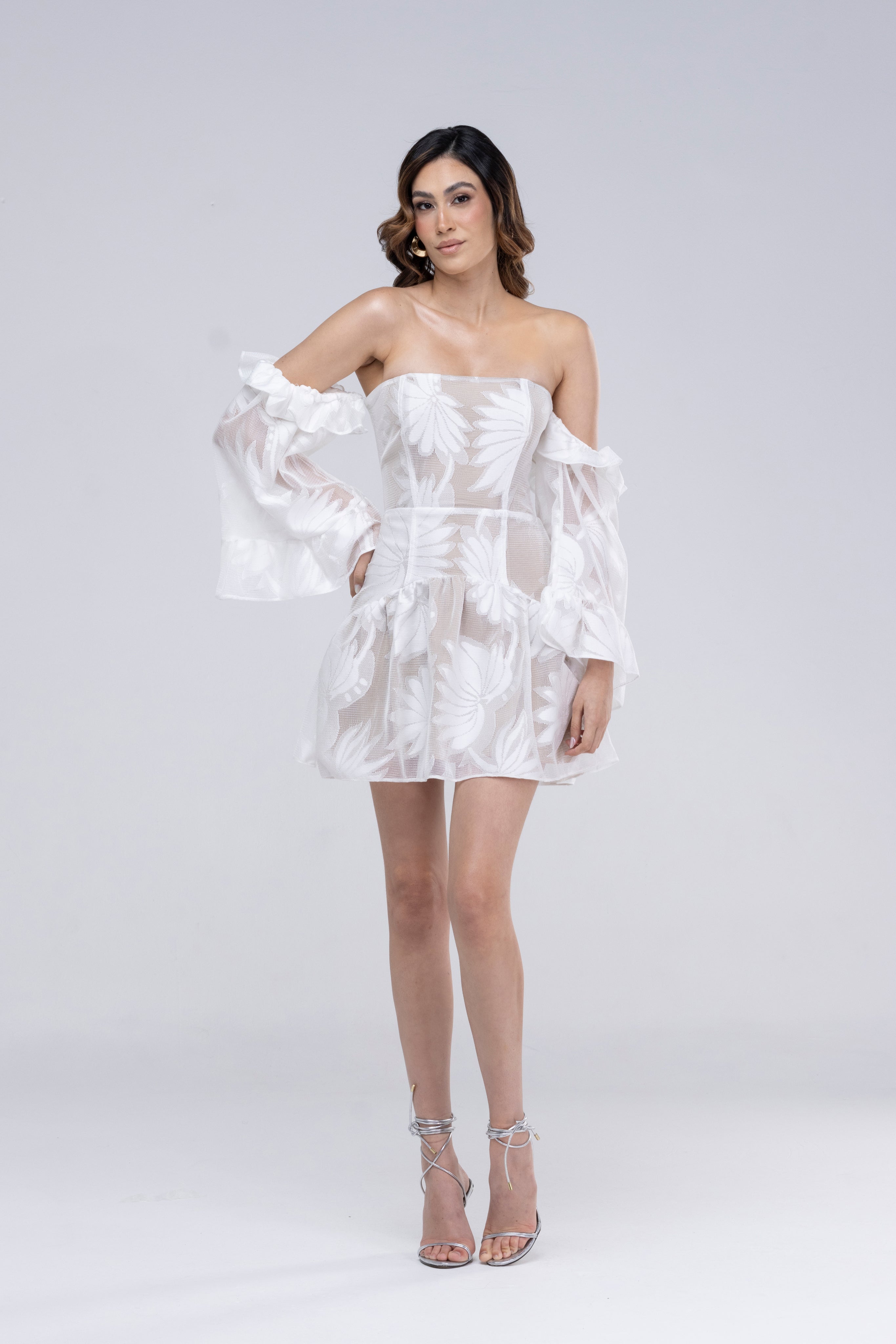 Vestido Sasha mini Branco