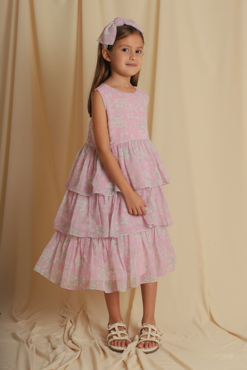 Vestido Violeta Estampado