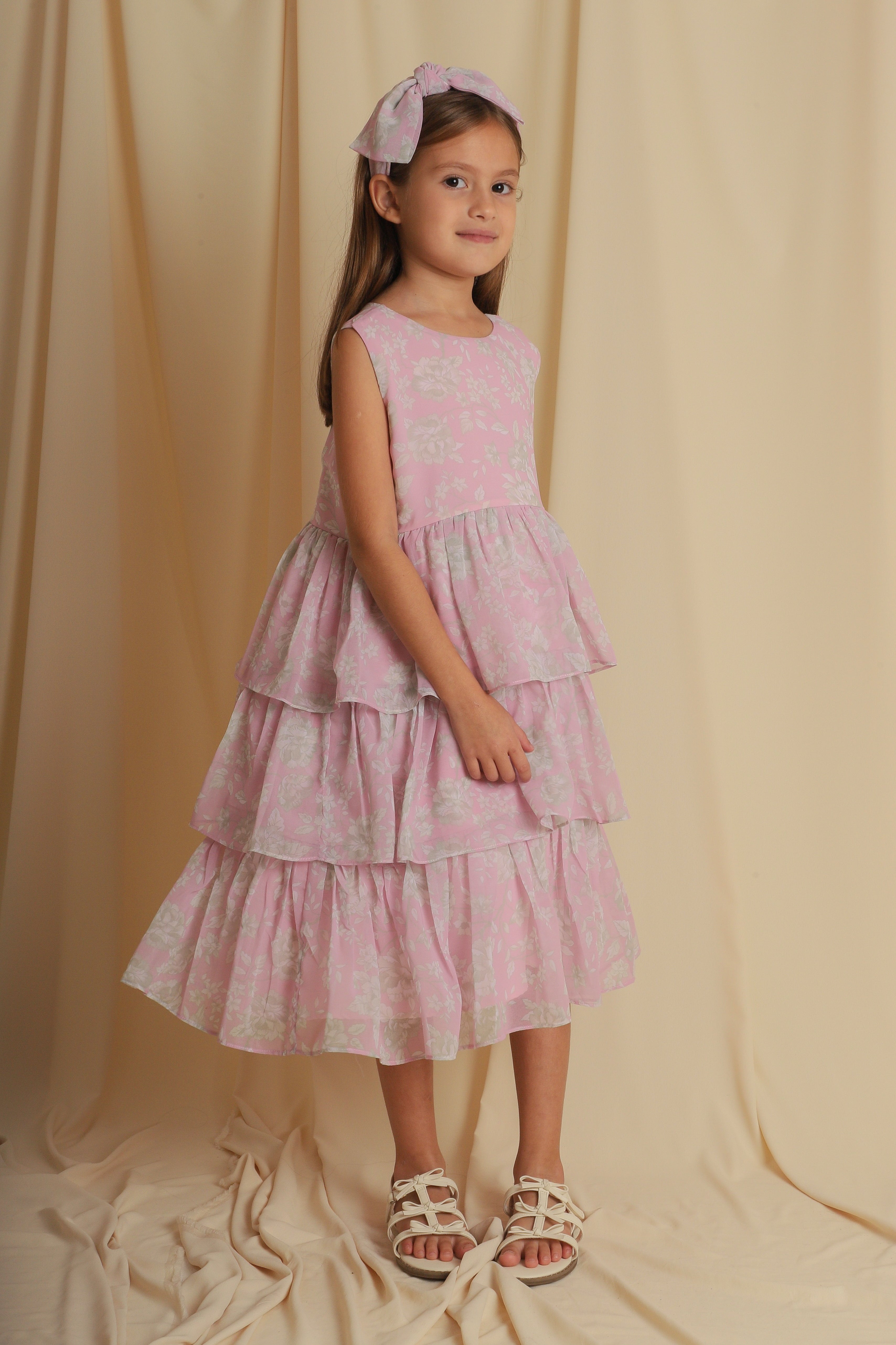 Vestido Violeta Estampado